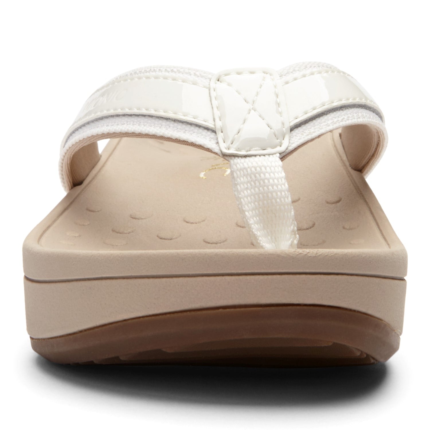 Vionic Pacific High Tide  - Women's Platform Sandal - White - 6 front view
