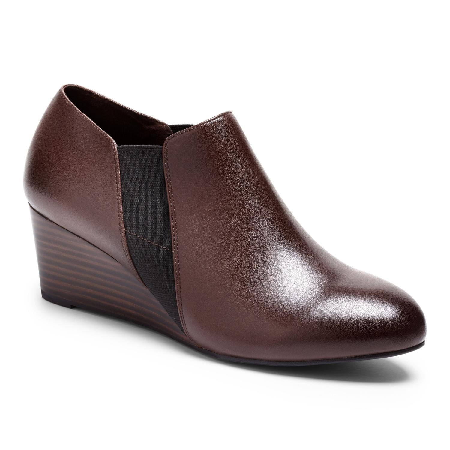 Vionic Elevated Stanton - Women's Wedge Boot - Java - 1 main view