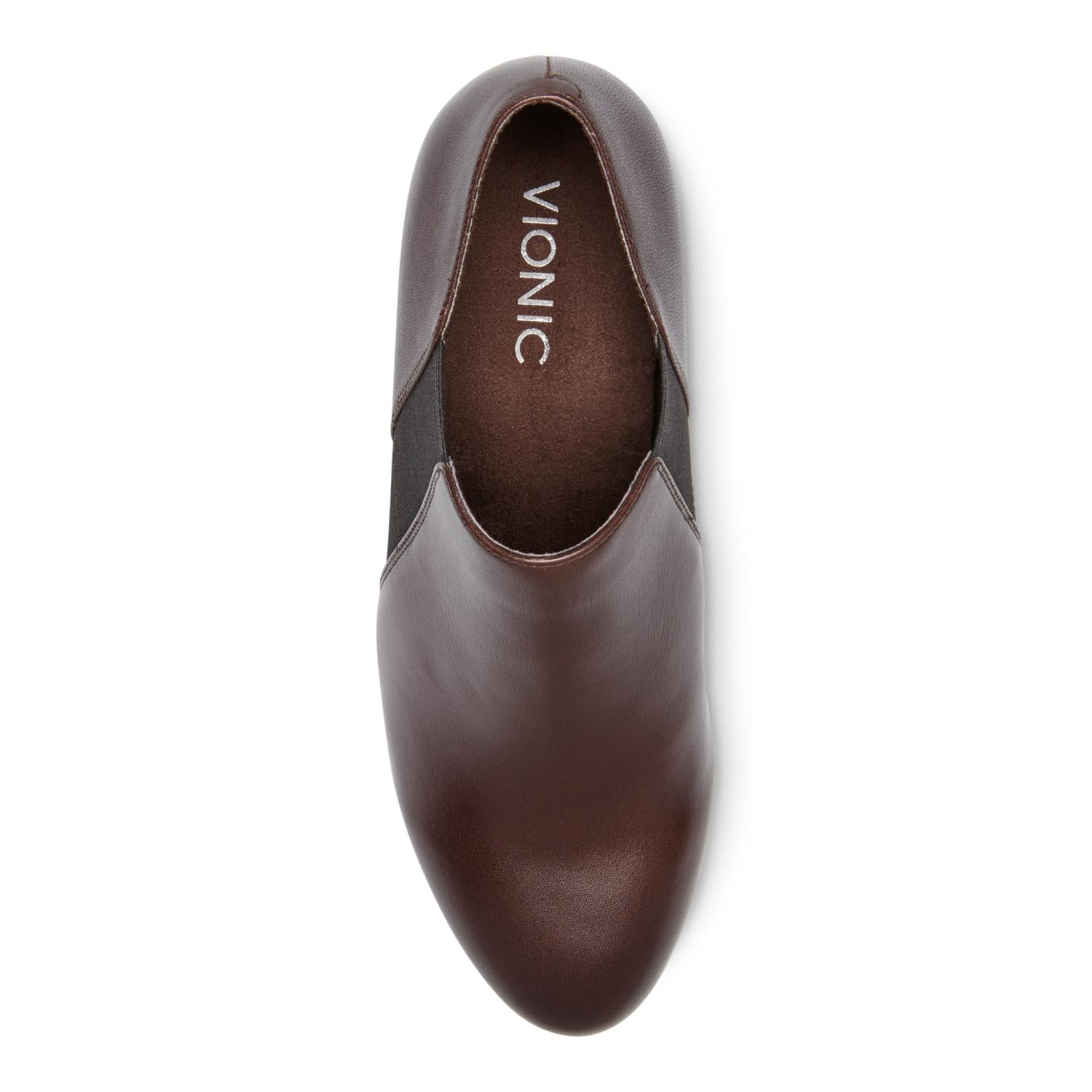 Vionic Elevated Stanton - Women's Wedge Boot - Java - 3 top view