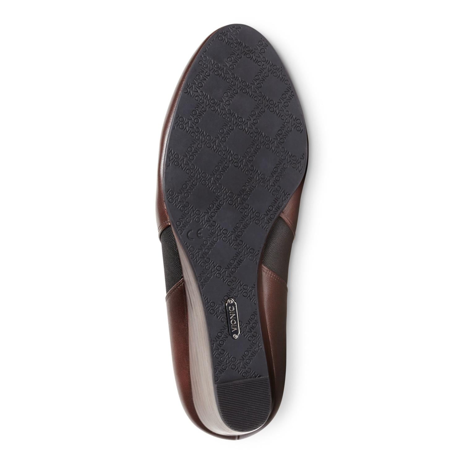Vionic Elevated Stanton - Women's Wedge Boot - Java - 7 bottom view
