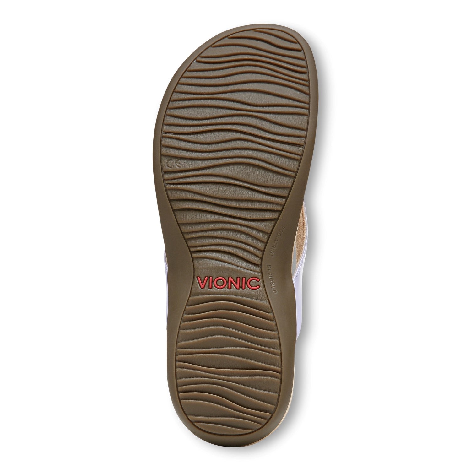 Vionic Bella - Women's Orthotic Thong Sandals - Pastel Lilac - 7 bottom view