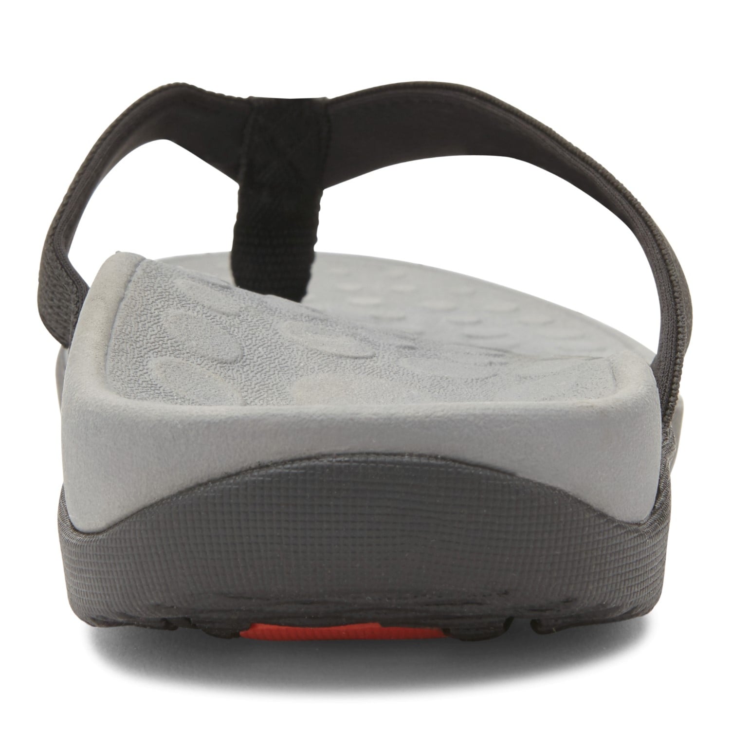 Vionic Wave - Unisex Orthotic Sandals - Black/Gray 5 back view
