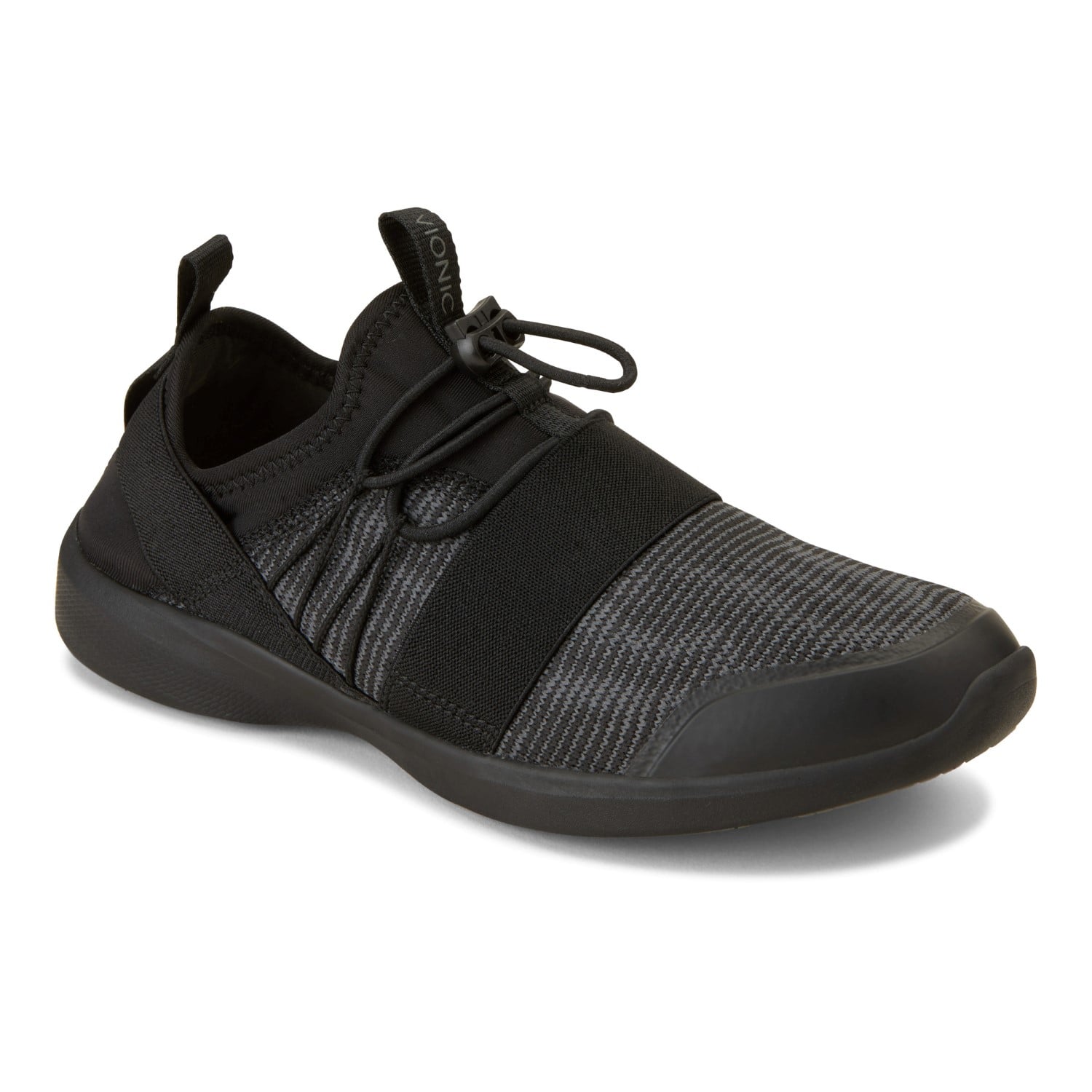 Vionic Alaina - Women's Active Supportive Sneaker in Black White