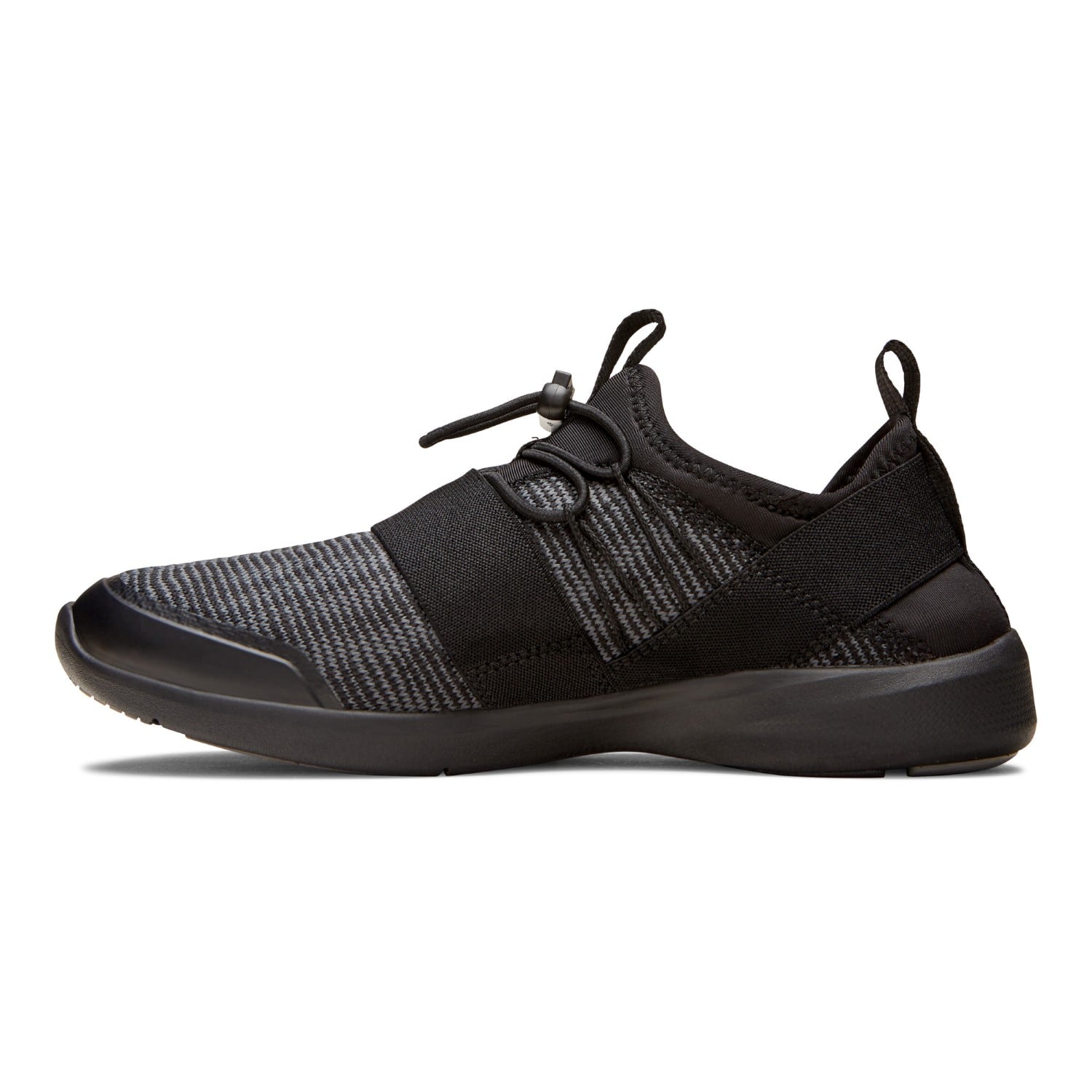 Vionic Alaina - Women's Active Supportive Sneaker - Black/Black - 2 left view
