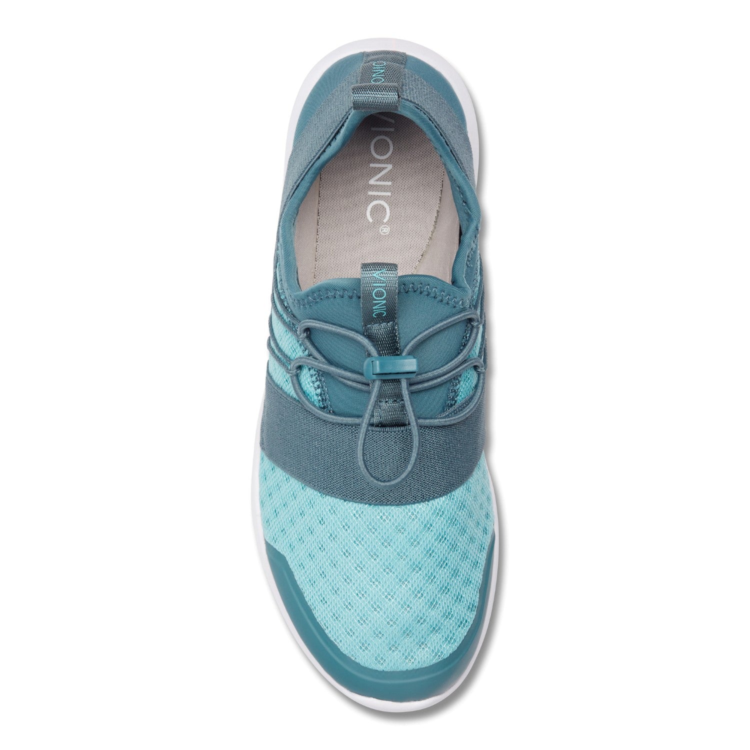 Vionic Alaina - Women's Active Supportive Sneaker - Turquoise - 3 top view