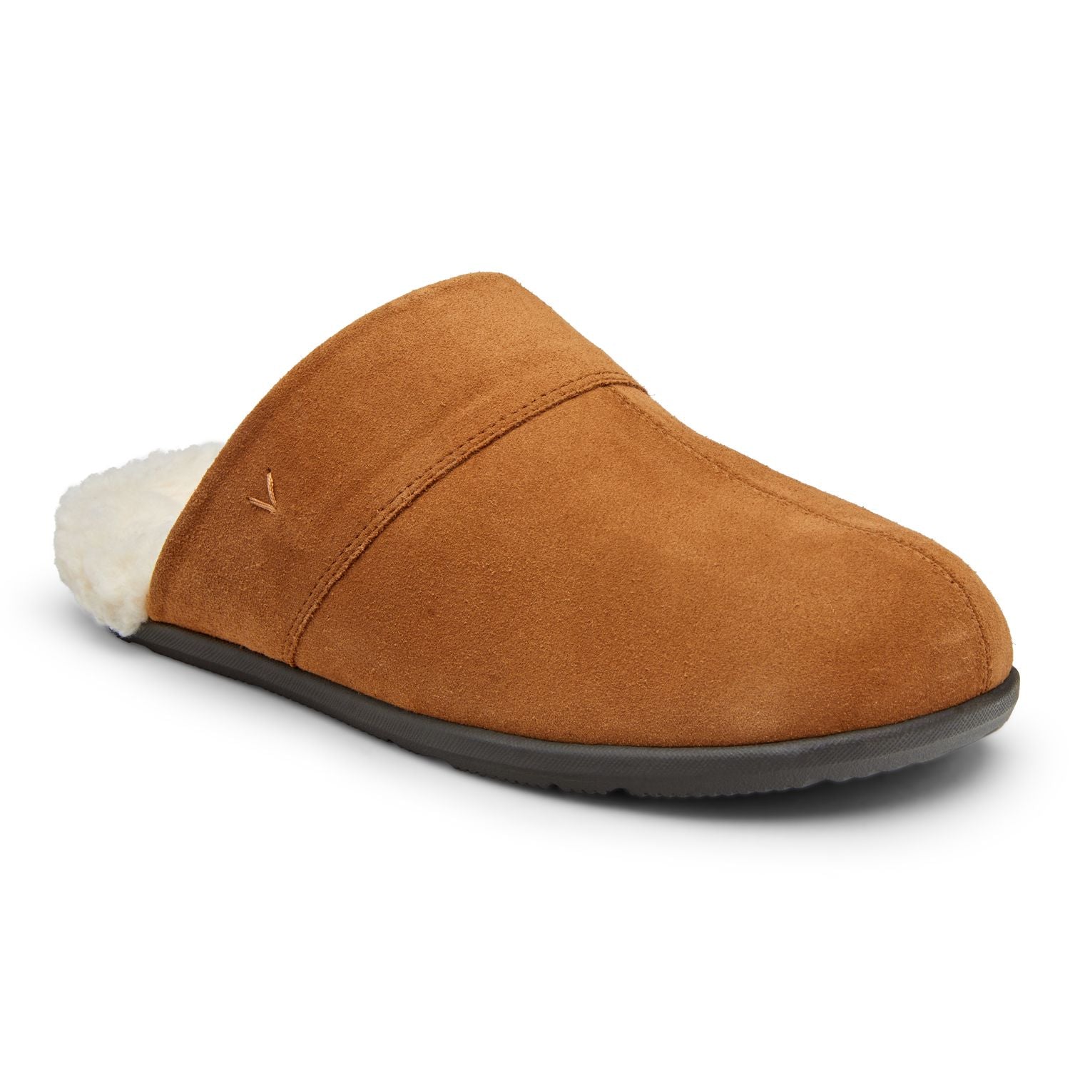Vionic Alfons Men's Orthotic Comfort Slipper in Toffee
