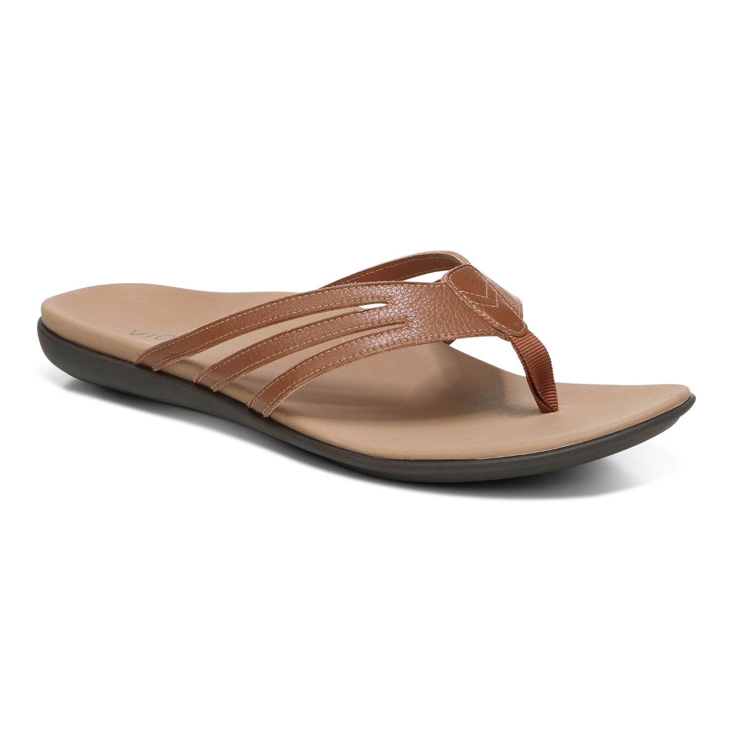 Vionic Alta Women's Toe Post Orthotic Sandals - Espresso - 1 profile view