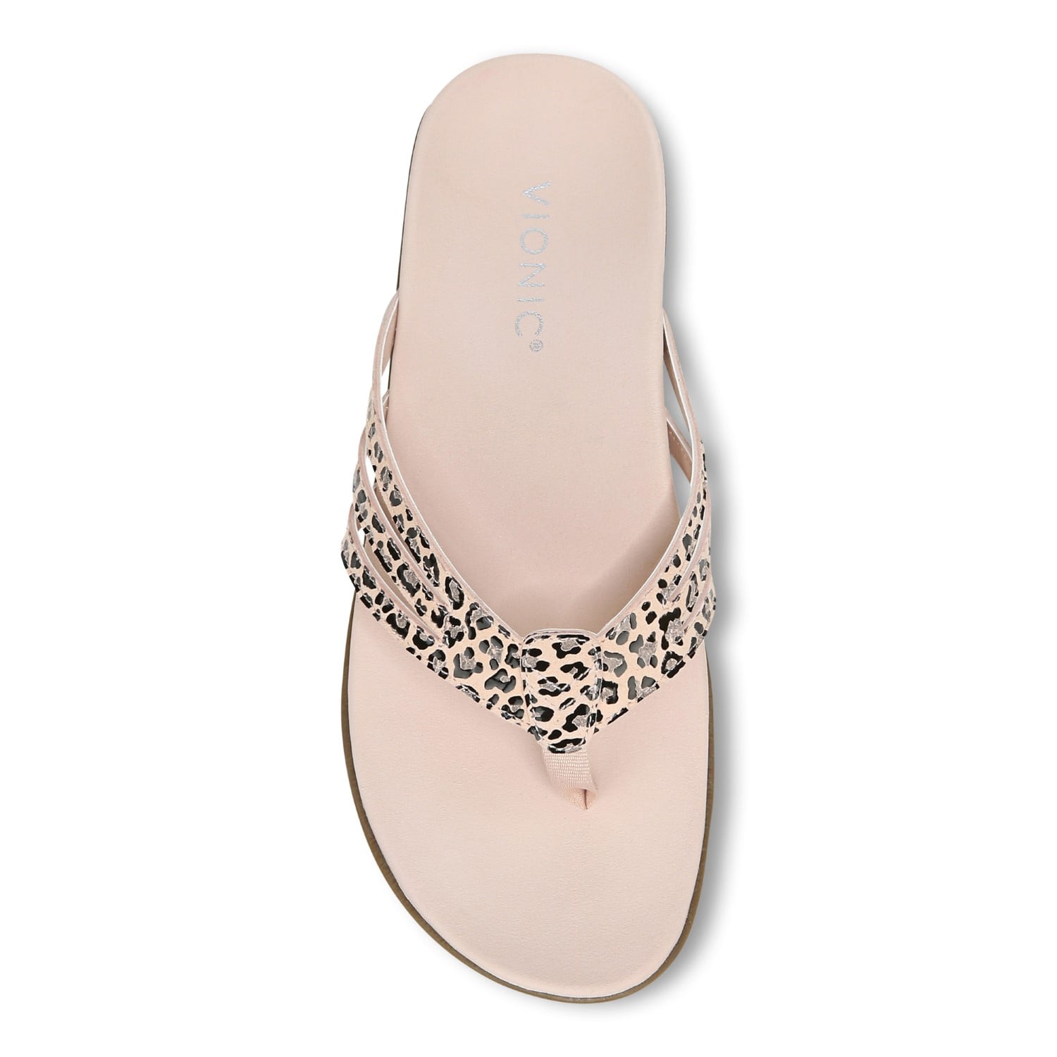Vionic Alta Women's Toe Post Orthotic Sandals - Rose - 3 top view