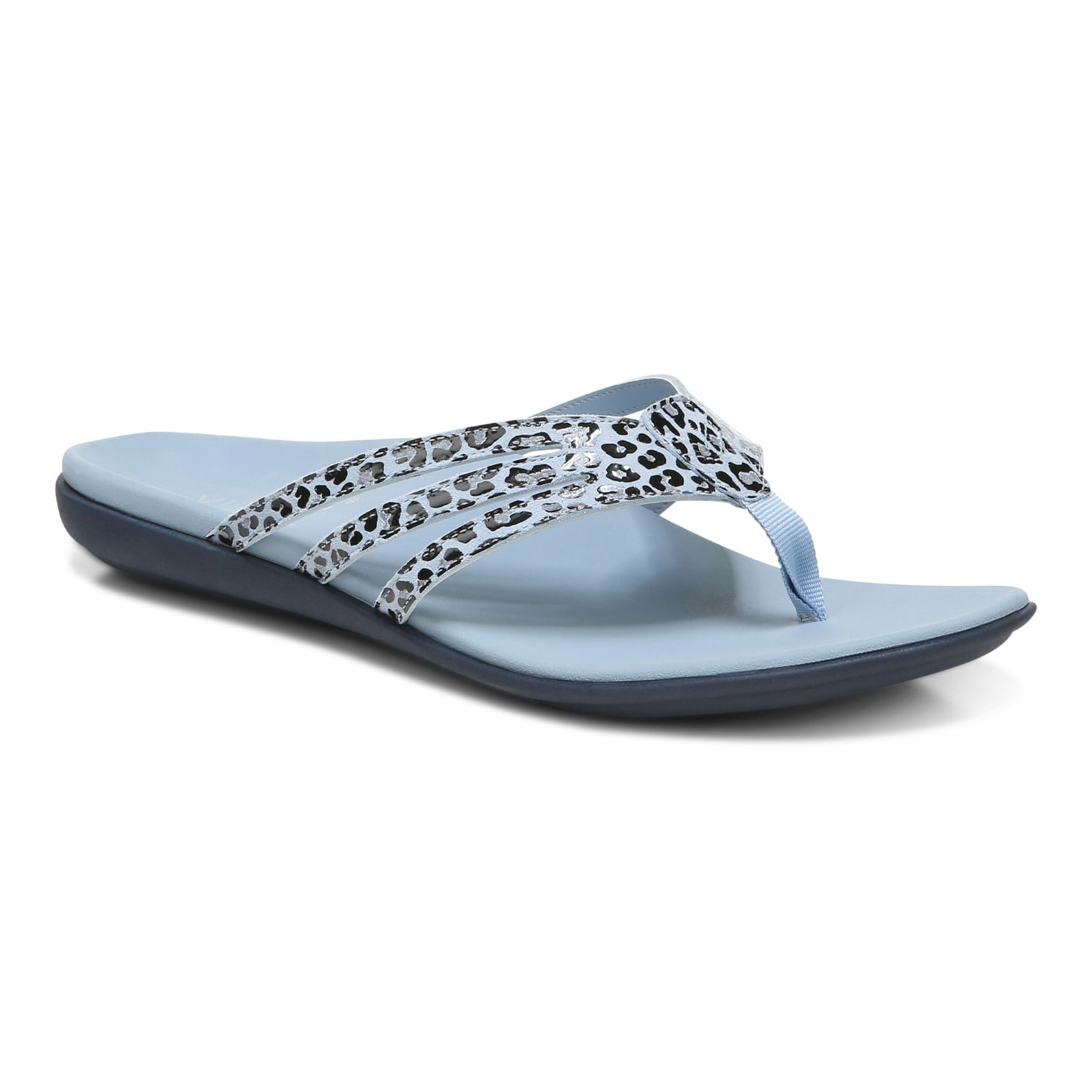 Vionic Alta Women's Toe Post Orthotic Sandals - Sky - 1 profile view