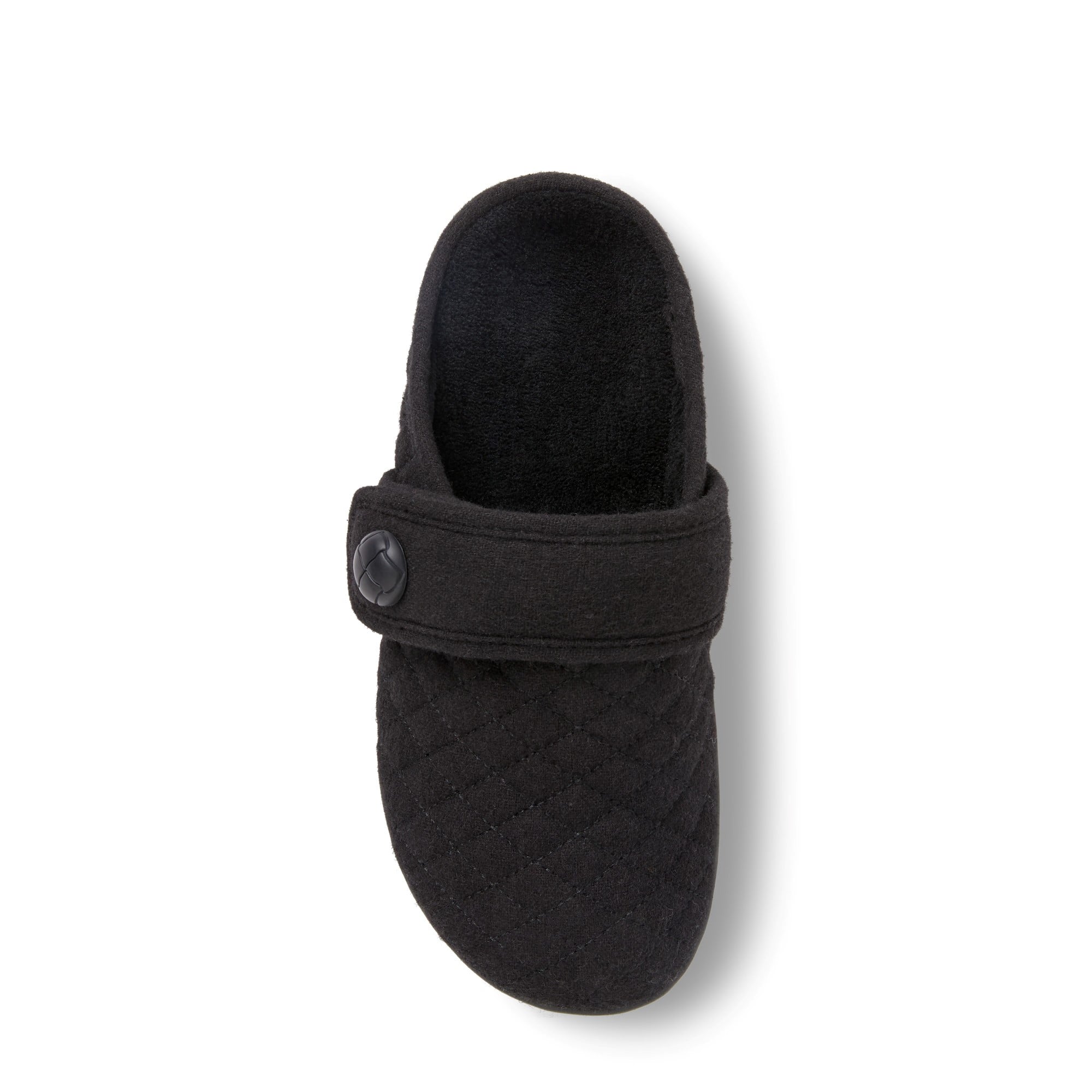 Vionic Carlin Women's Supportive Slippers - Black - 3 top view