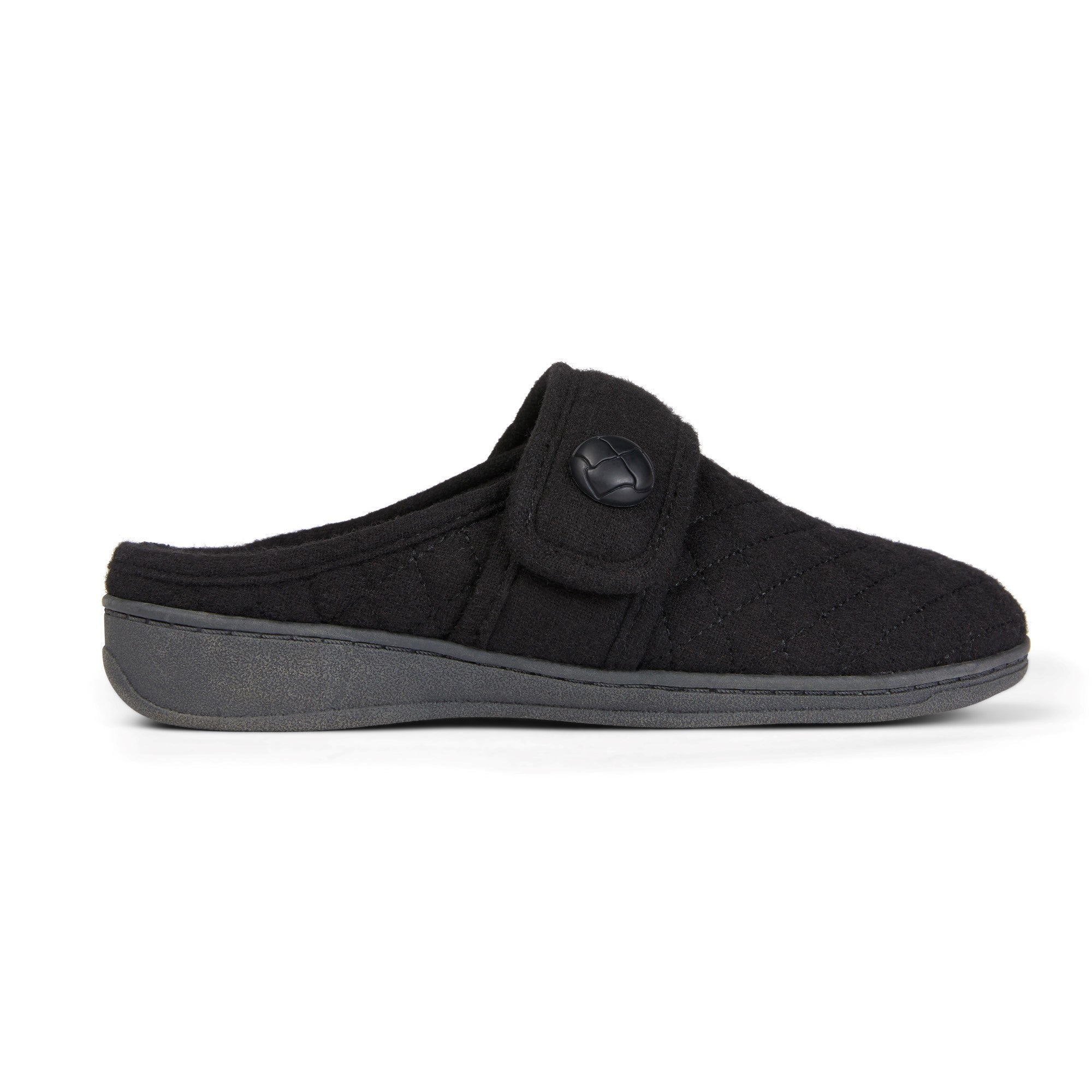 Vionic Carlin Women's Supportive Slippers - Black - 4 right view