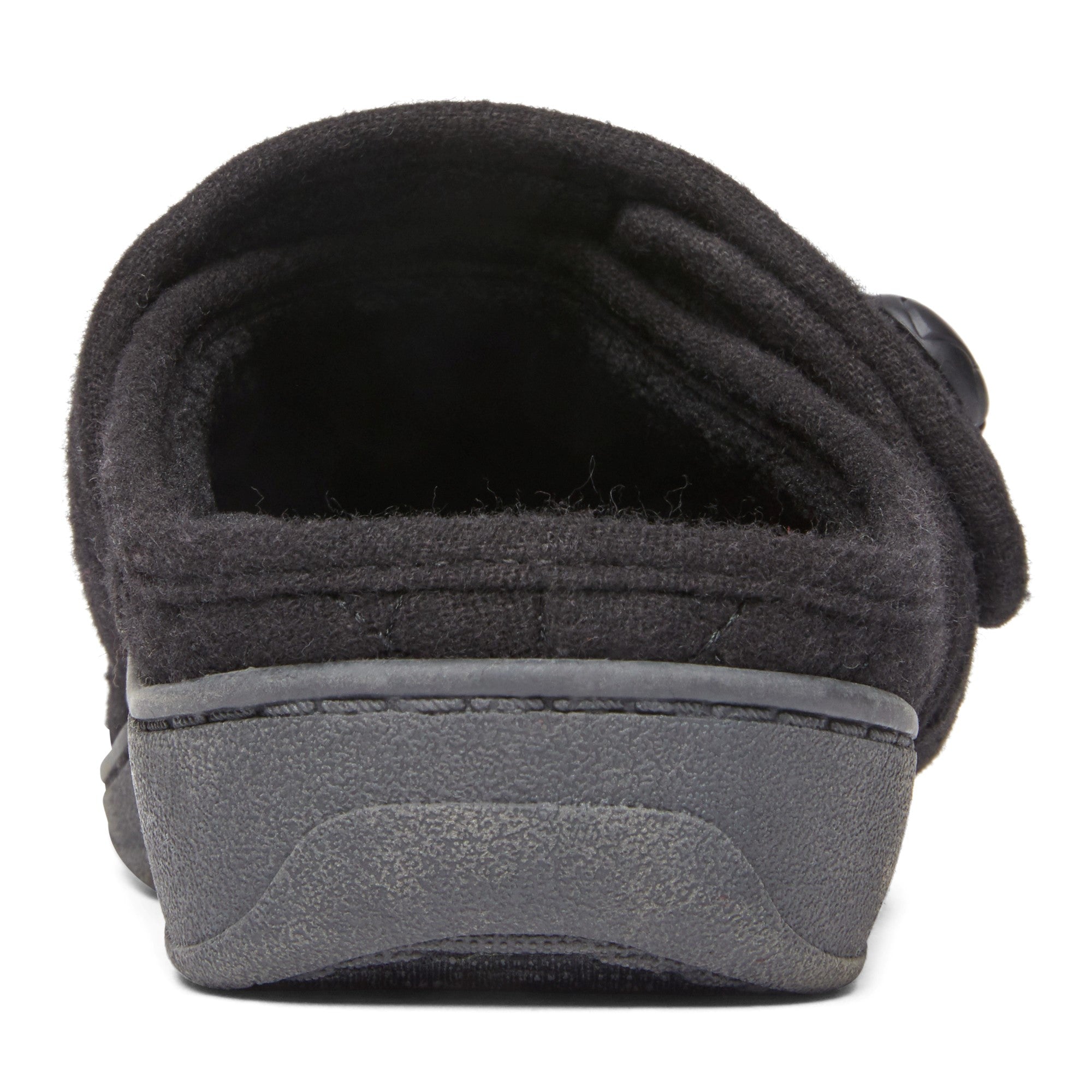 Vionic Carlin Women's Supportive Slippers - Black - 5 back view