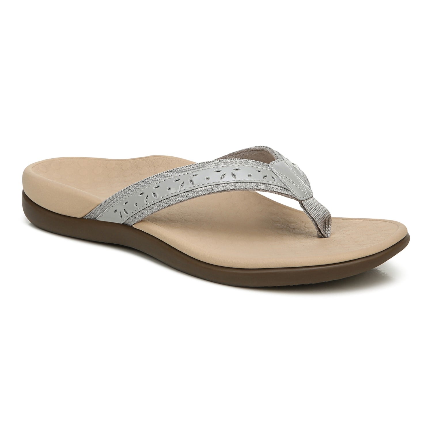 Vionic Casandra Women's Orthotic Sandal - Tide in Light Grey