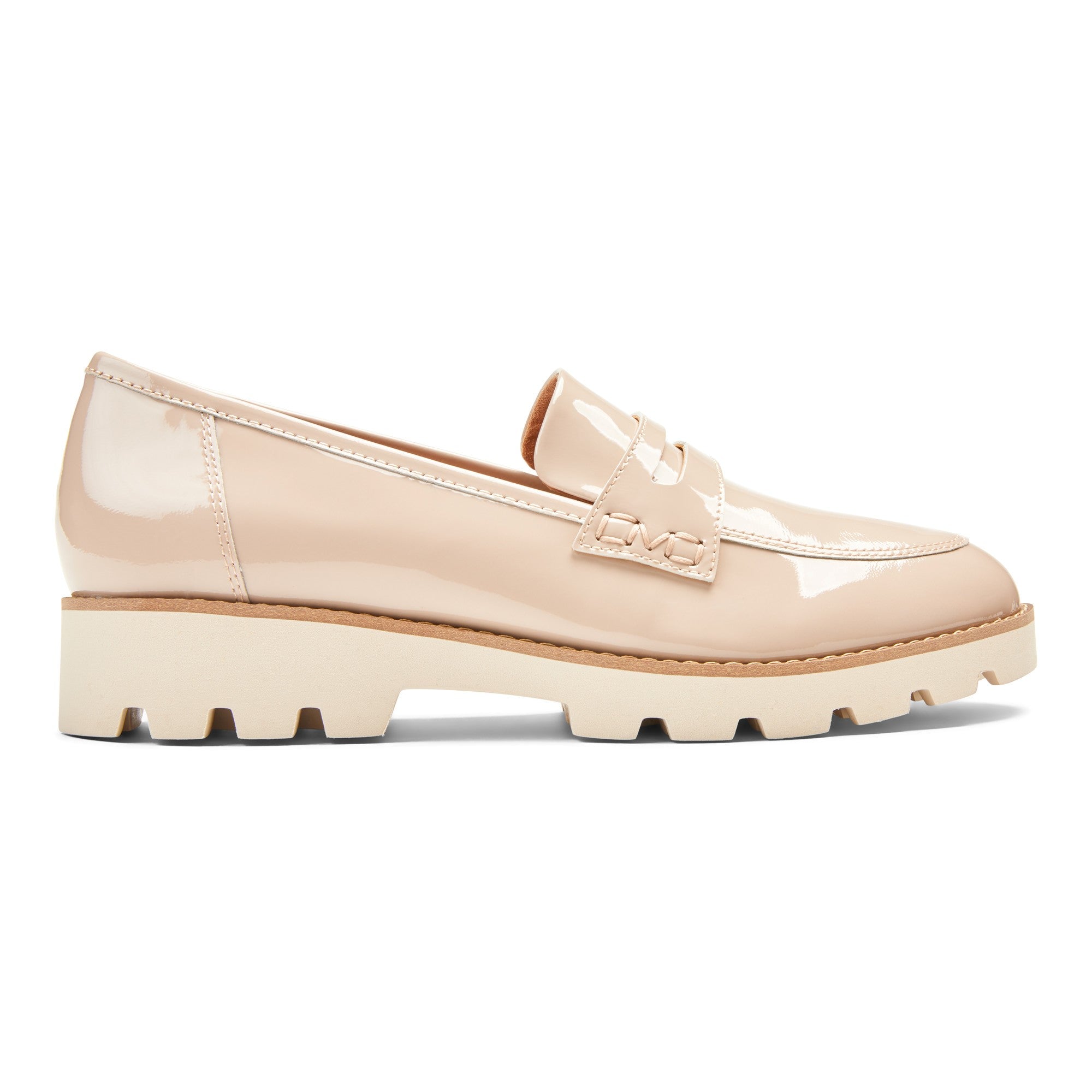 Vionic Cheryl Women's Platform Supportive Loafer - 4 right view - Nude