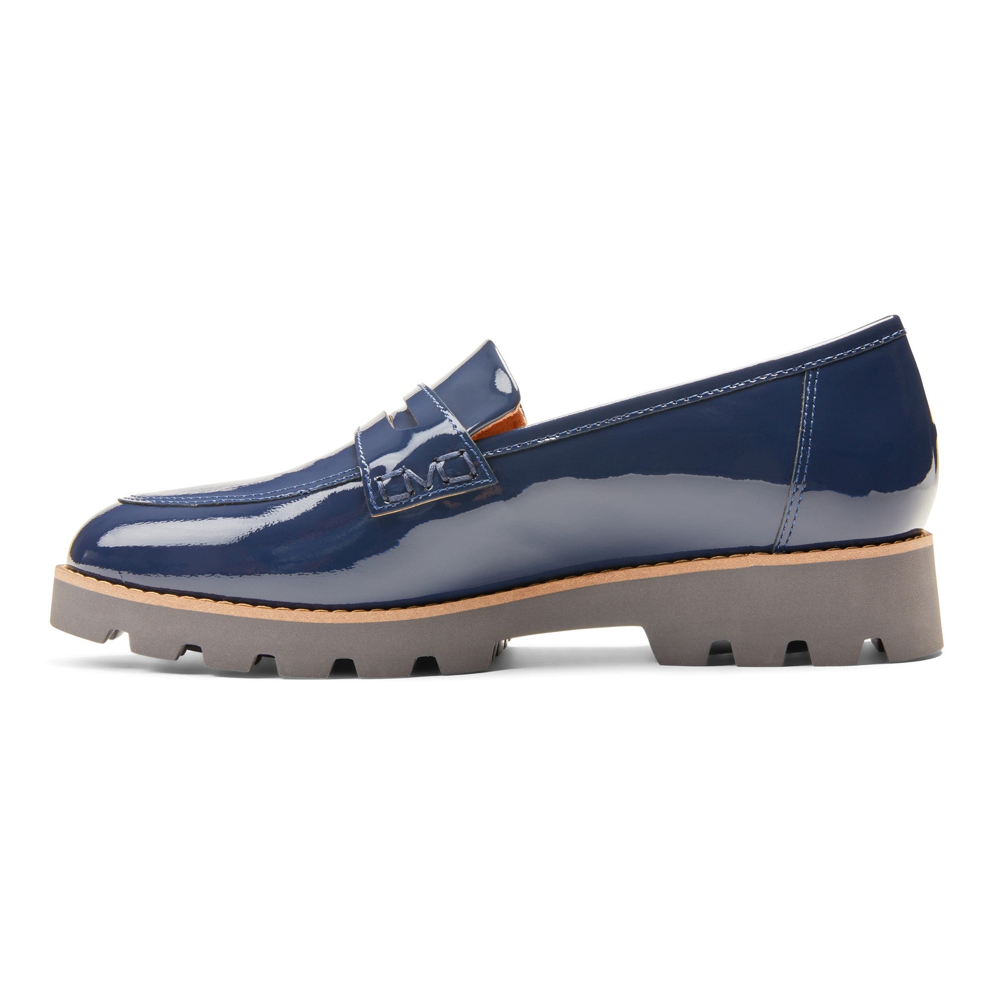 Vionic Cheryl Women's Platform Supportive Loafer - 2 left view - Navy