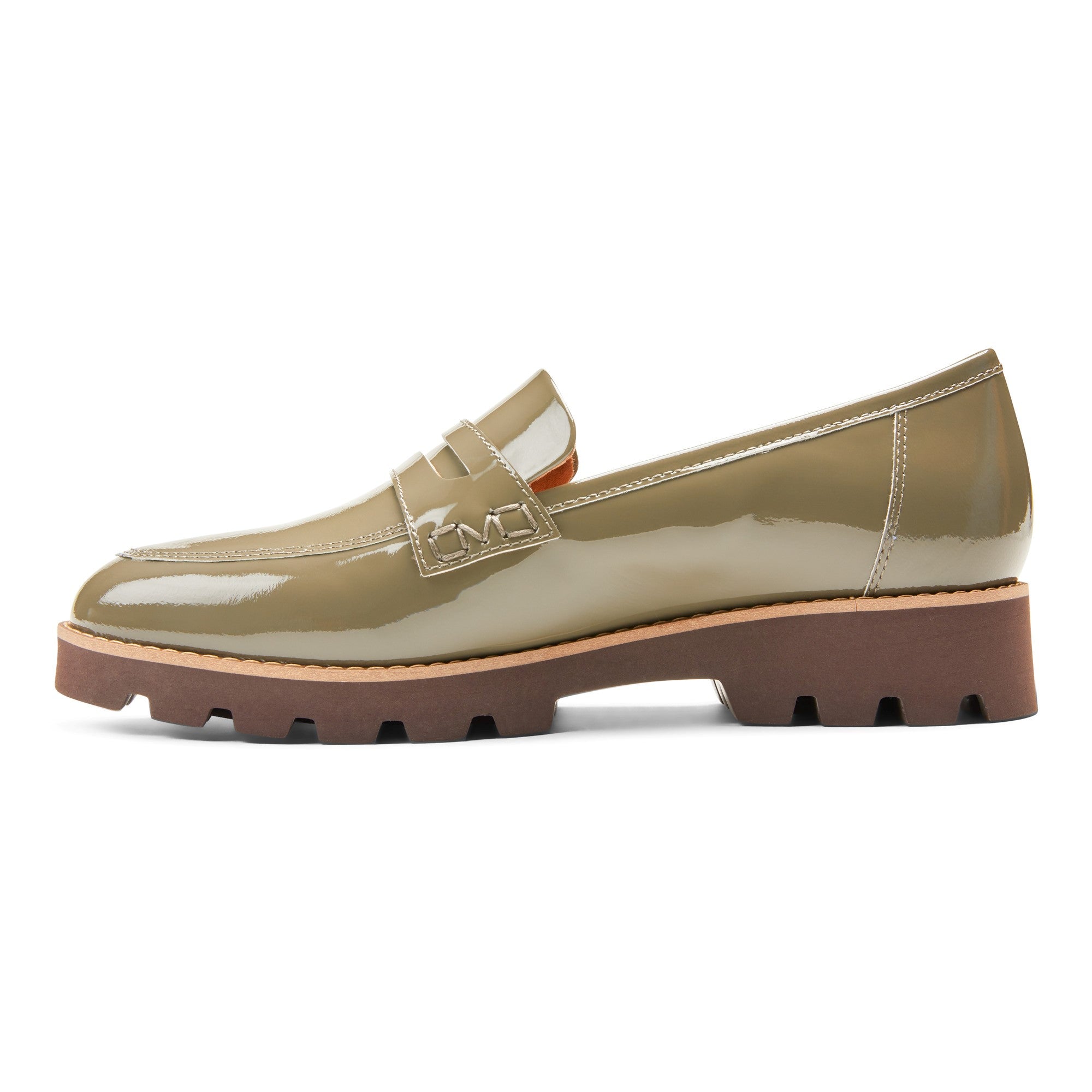 Vionic Cheryl Women's Platform Supportive Loafer - 2 left view - Olive