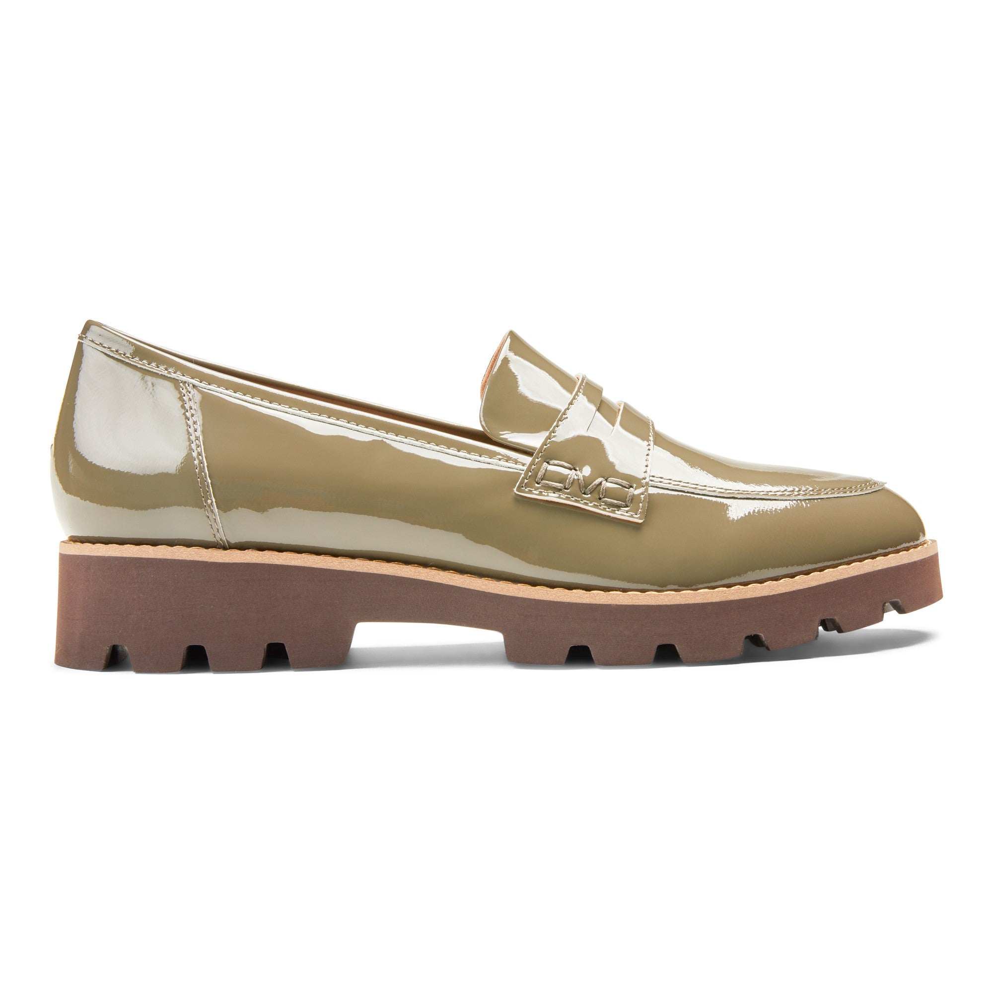 Vionic Cheryl Women's Platform Supportive Loafer - 4 right view - Olive