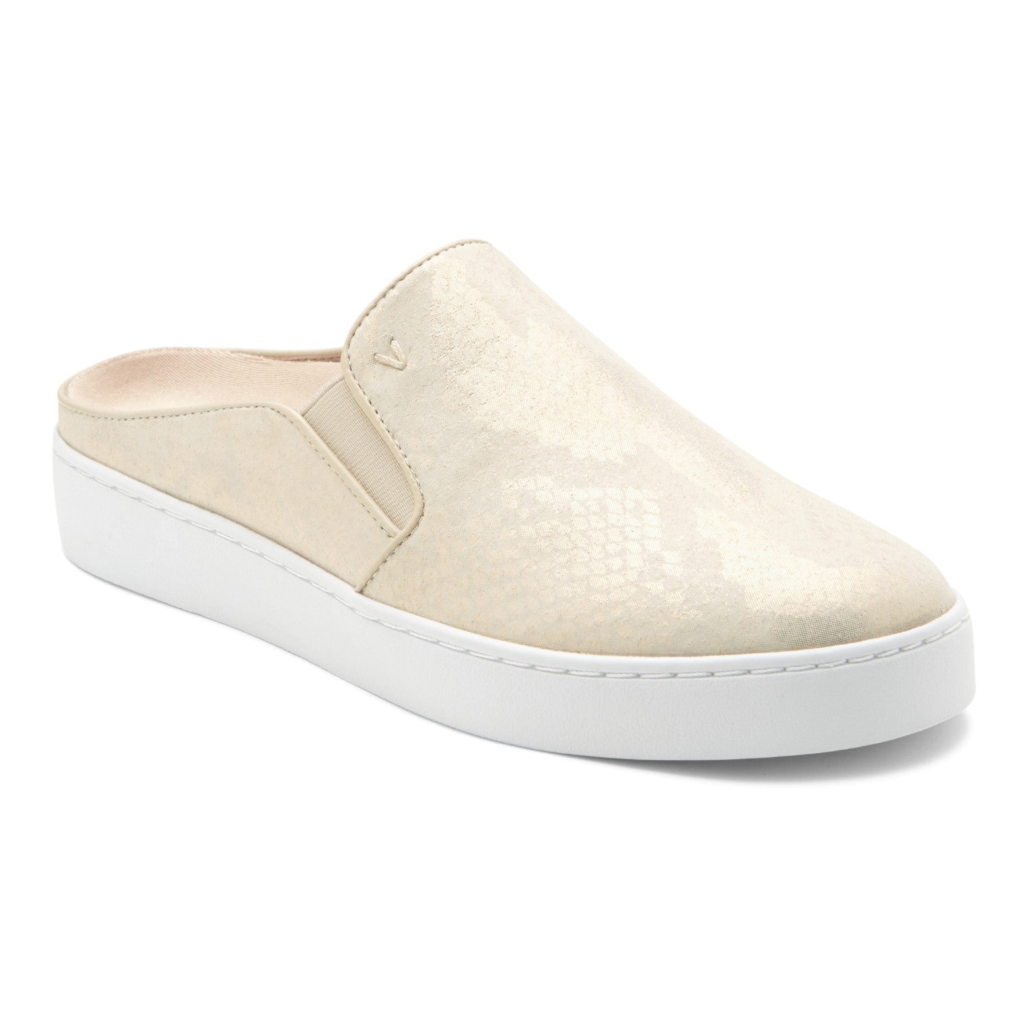 Vionic Splendid Dakota - Women's Slip-on Mule - Gold - 1 profile view