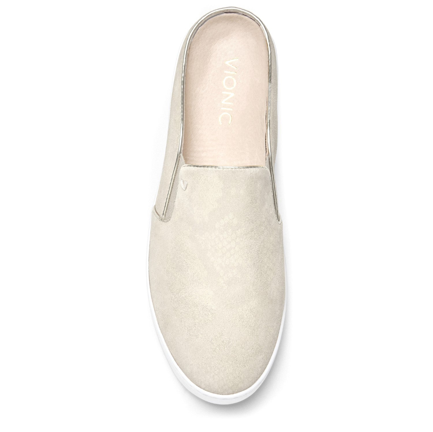 Vionic Splendid Dakota - Women's Slip-on Mule - Gold - 3 top view
