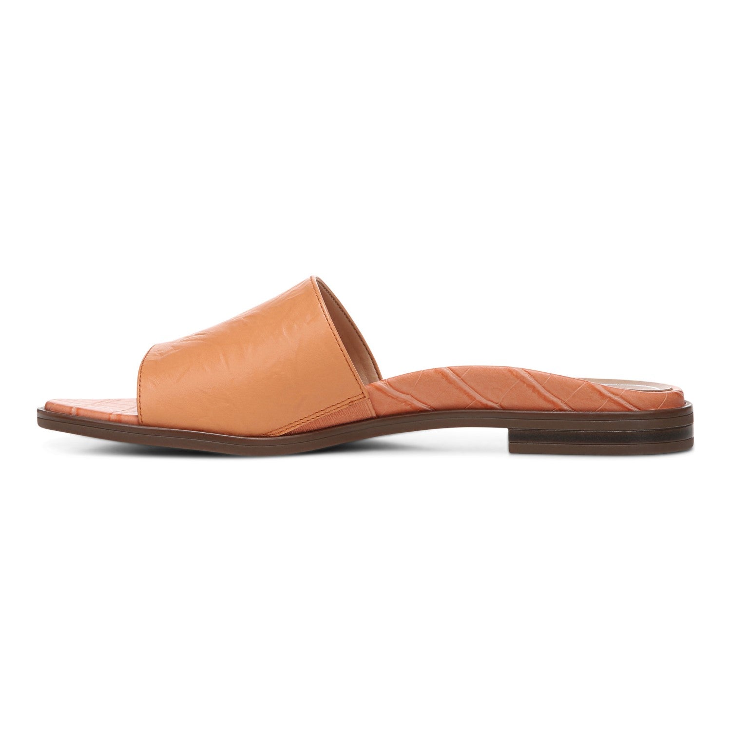 Vionic Demi Women's Heeled Slide Sandal - CROCO - 2 left view