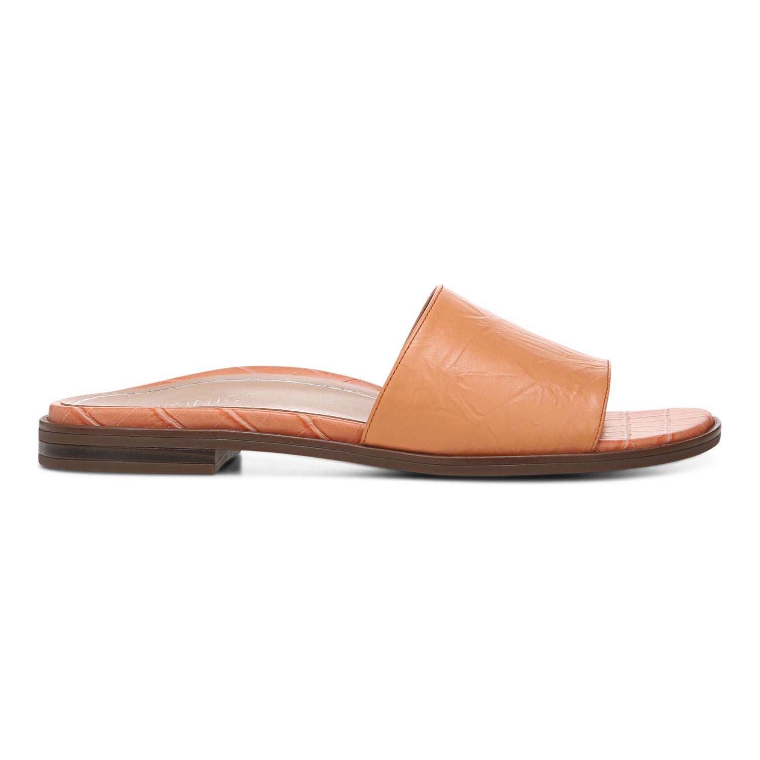 Vionic Demi Women's Heeled Slide Sandal - CROCO - 4 right view
