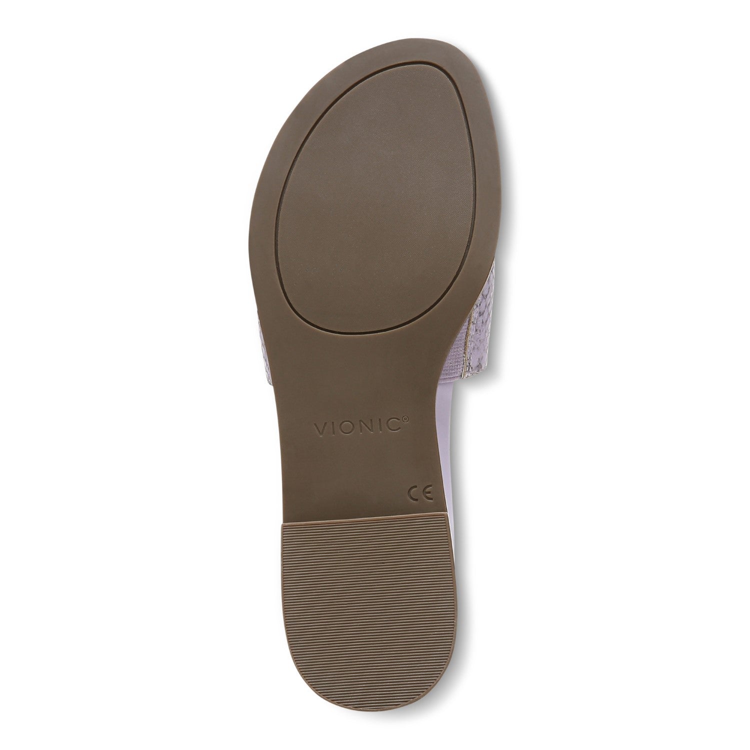 Vionic Demi Women's Heeled Slide Sandal - Pastel Lilac - 7 bottom view