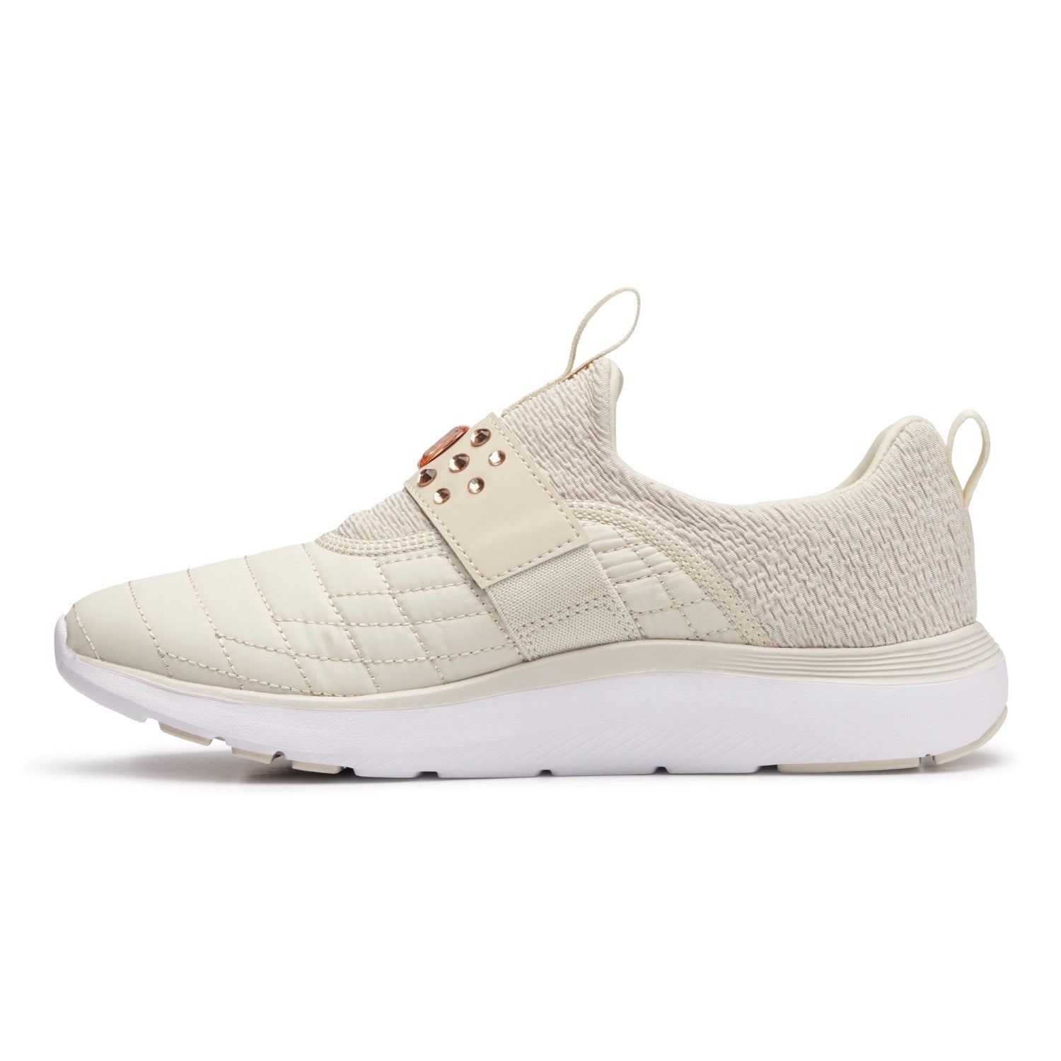 Vionic Dianne Women's Lightweight Slip-on Shoe - Cream - 2 left view