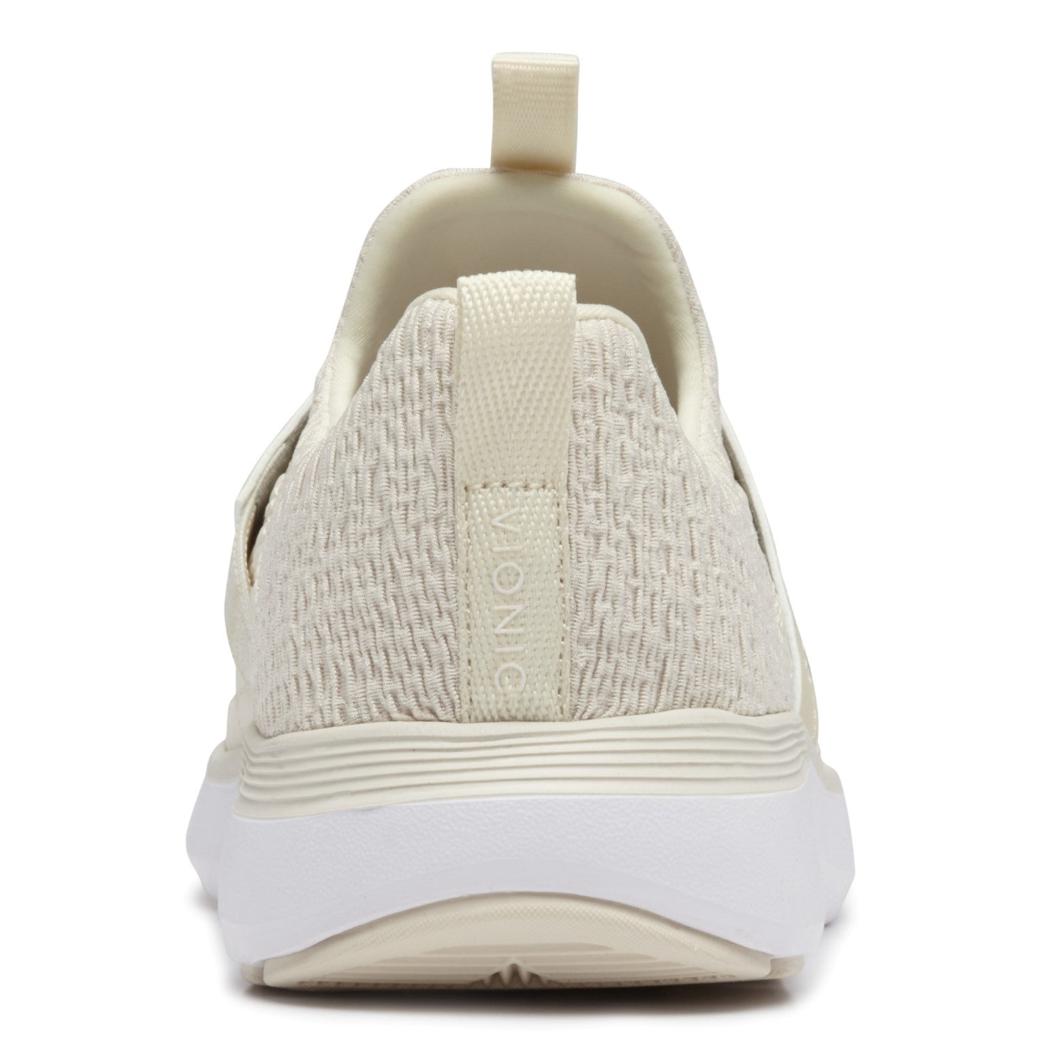 Vionic Dianne Women's Lightweight Slip-on Shoe - Cream - 5 back view