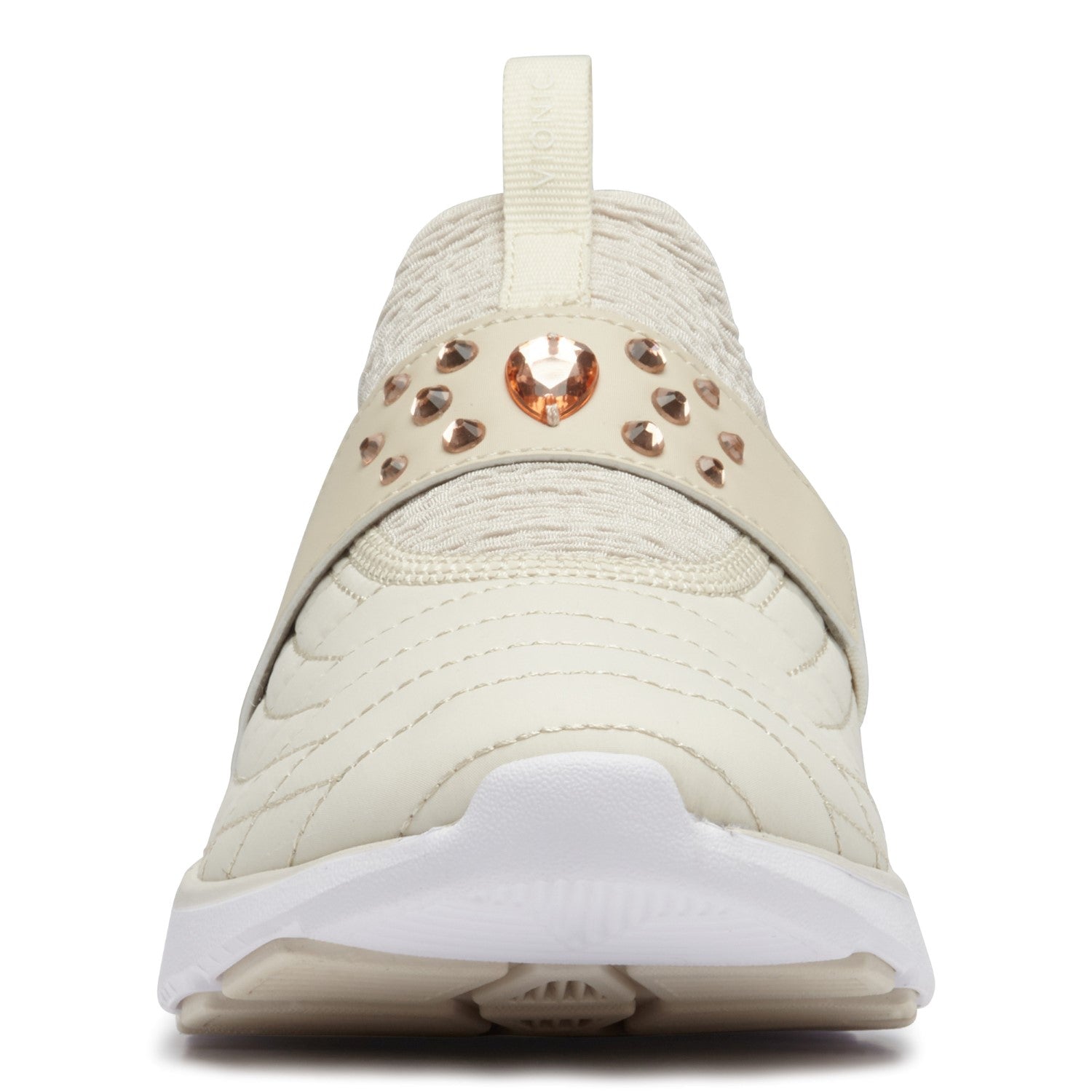Vionic Dianne Women's Lightweight Slip-on Shoe - Cream - 6 front view