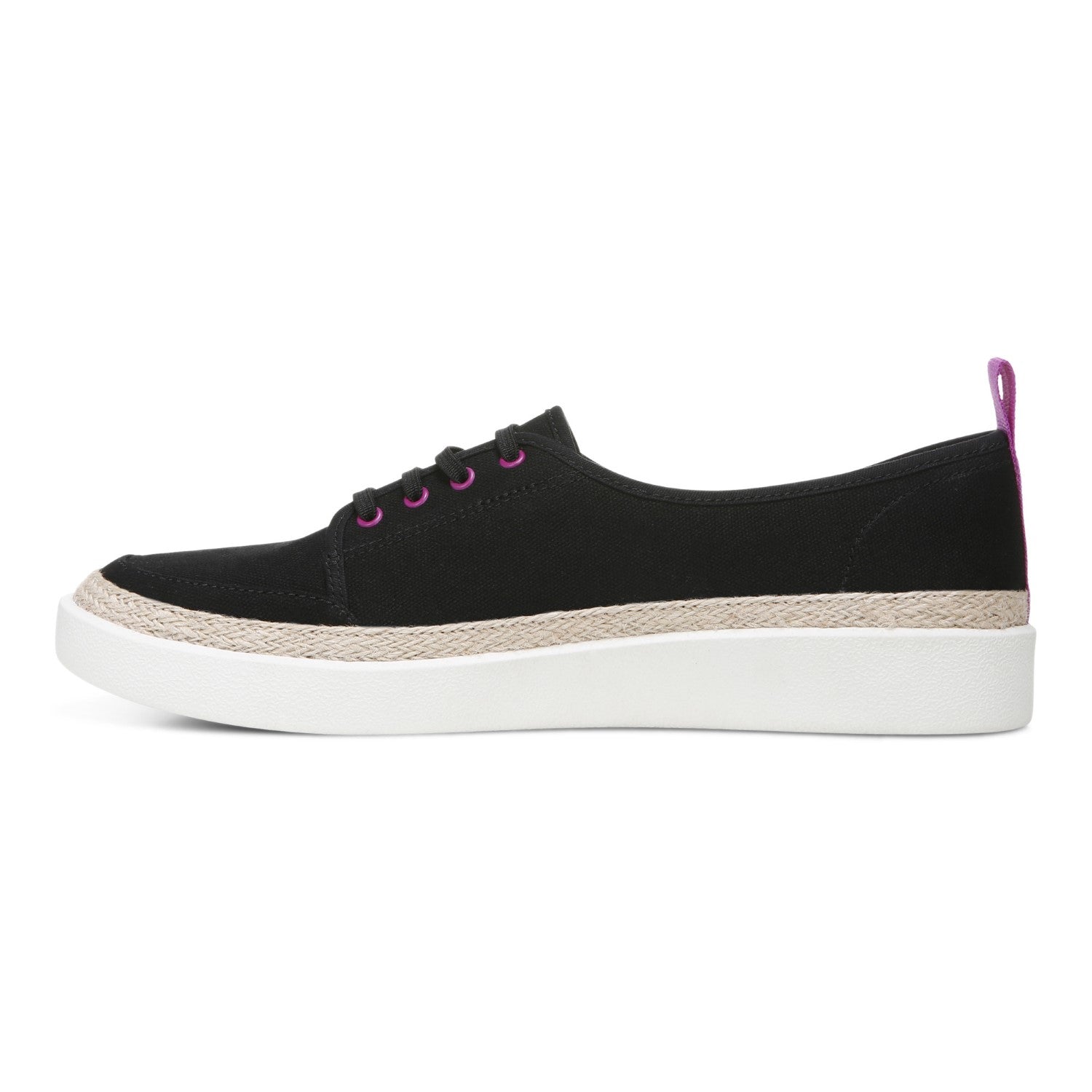 Vionic Jovie Women's Lace Up Casual Shoe - Black - 2 left view