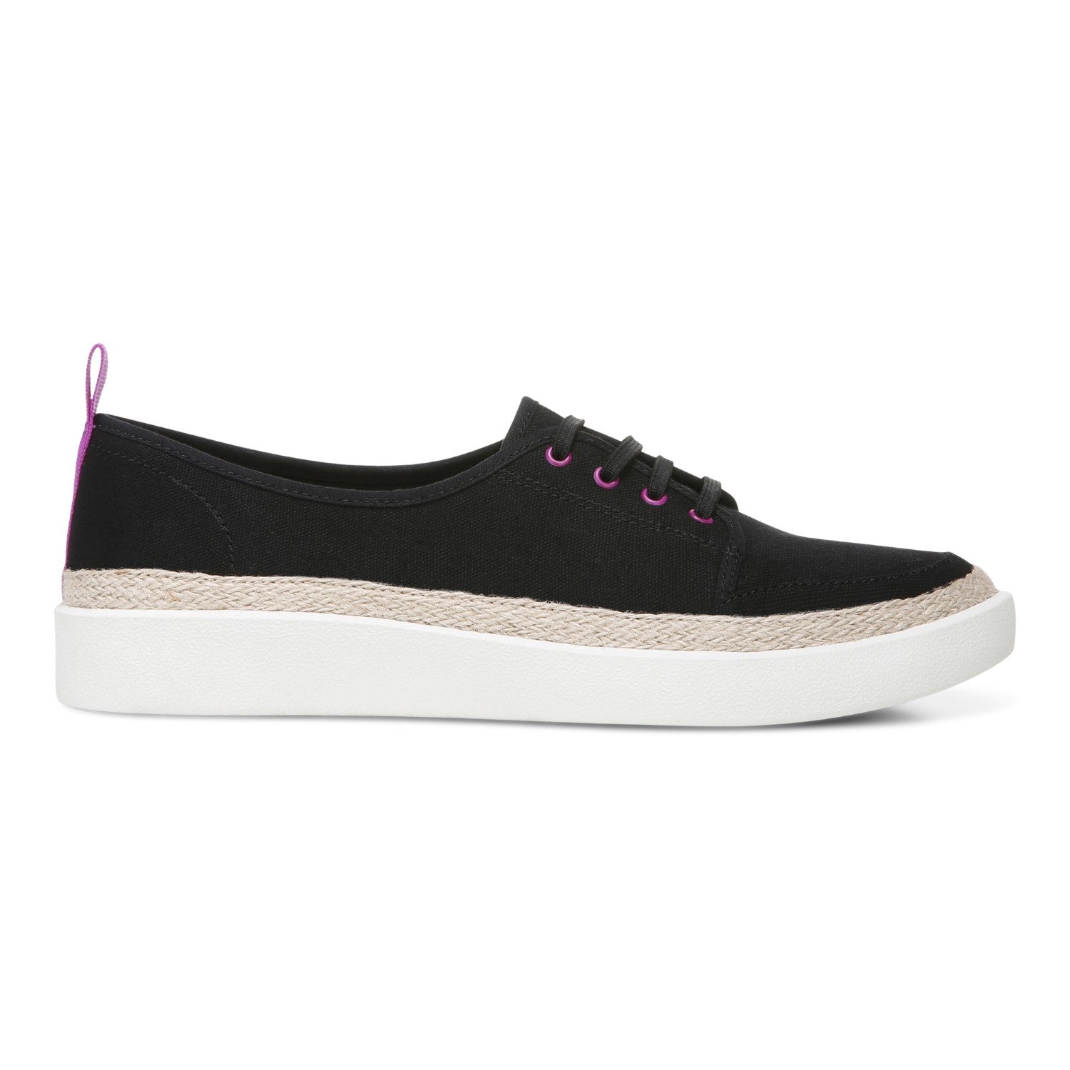 Vionic Jovie Women's Lace Up Casual Shoe - Black - 4 right view