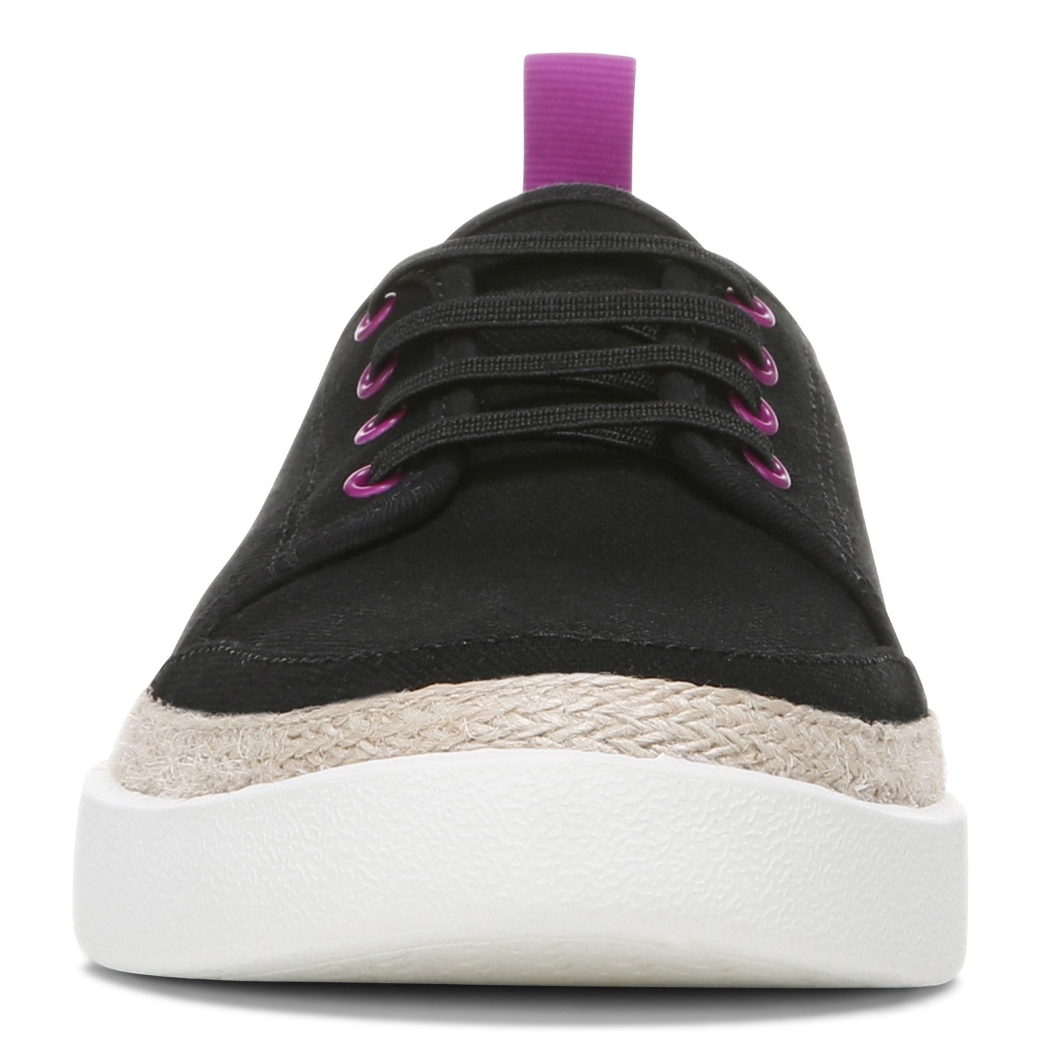 Vionic Jovie Women's Lace Up Casual Shoe - Black - 6 front view