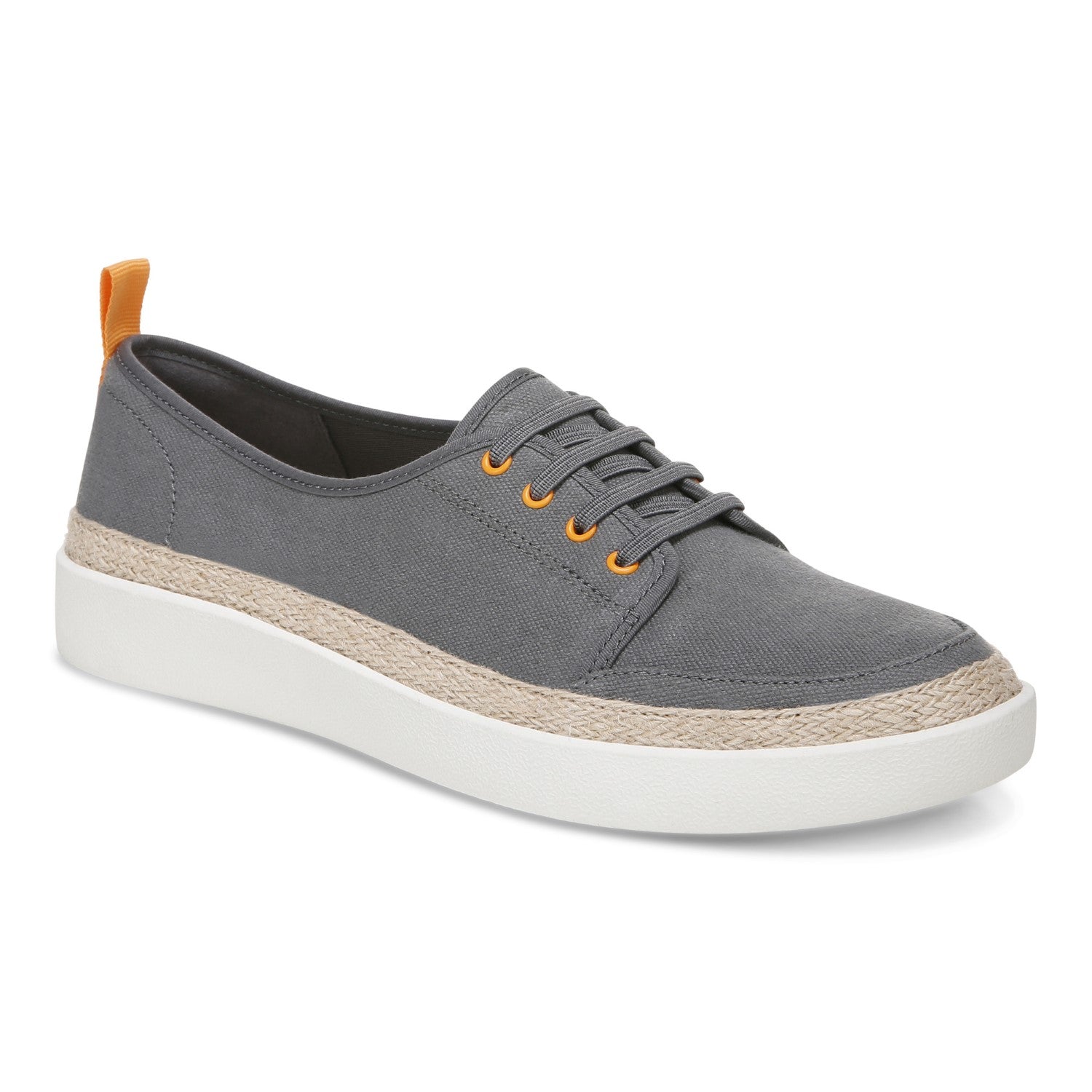 Vionic Jovie Women's Lace Up Casual Shoe - Charcoal - 1 profile view