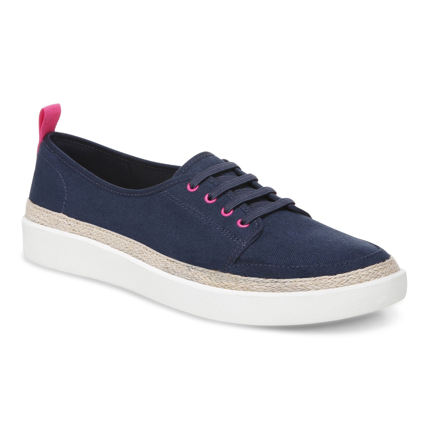 Vionic Jovie Women's Lace Up Casual Shoe - Navy - 1 profile view