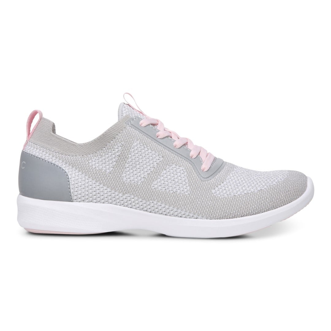Vionic Lenora Women's Comfort Sneaker - Metallic Silver - Right side