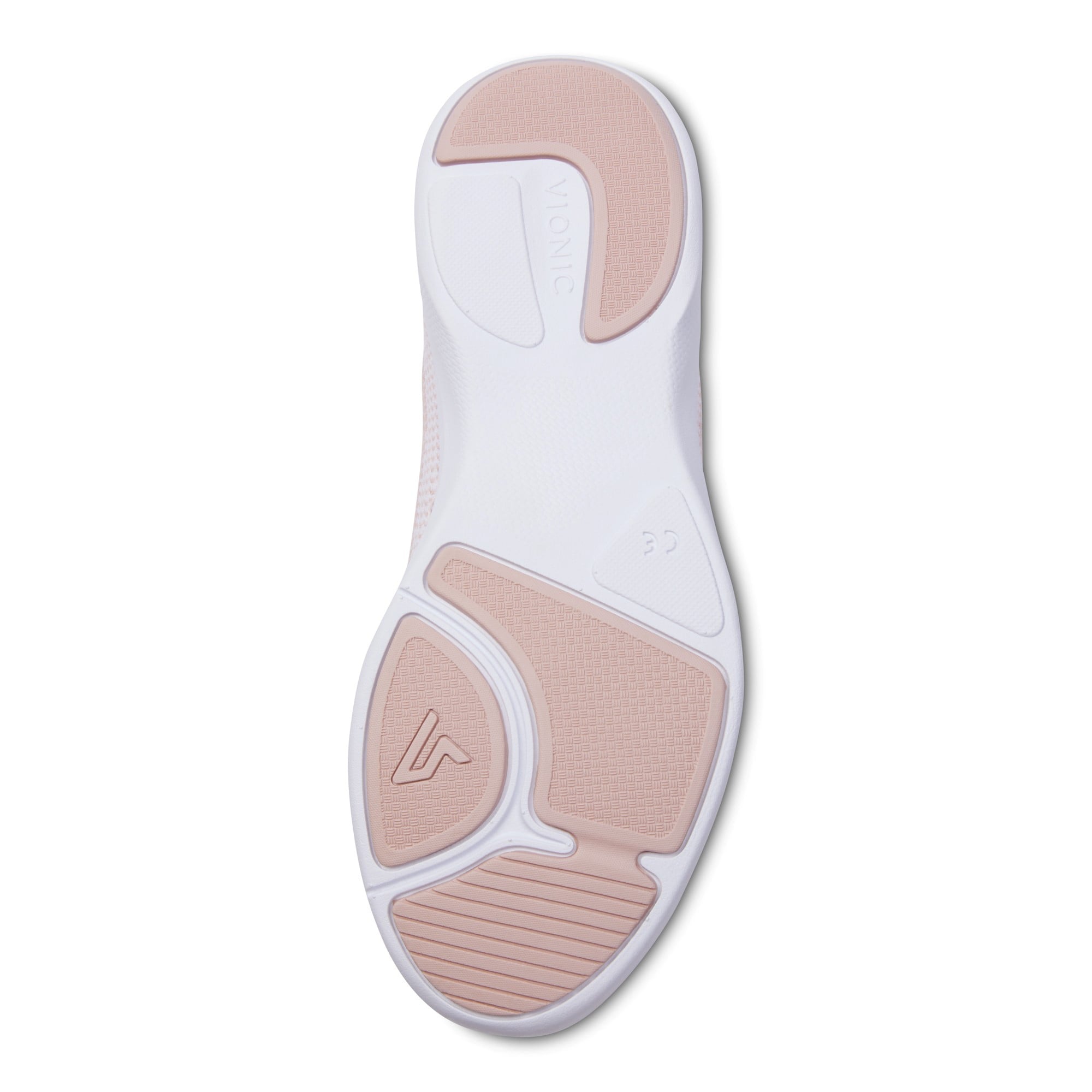 Vionic Lenora Women's Comfort Sneaker - Blush - 7 bottom view