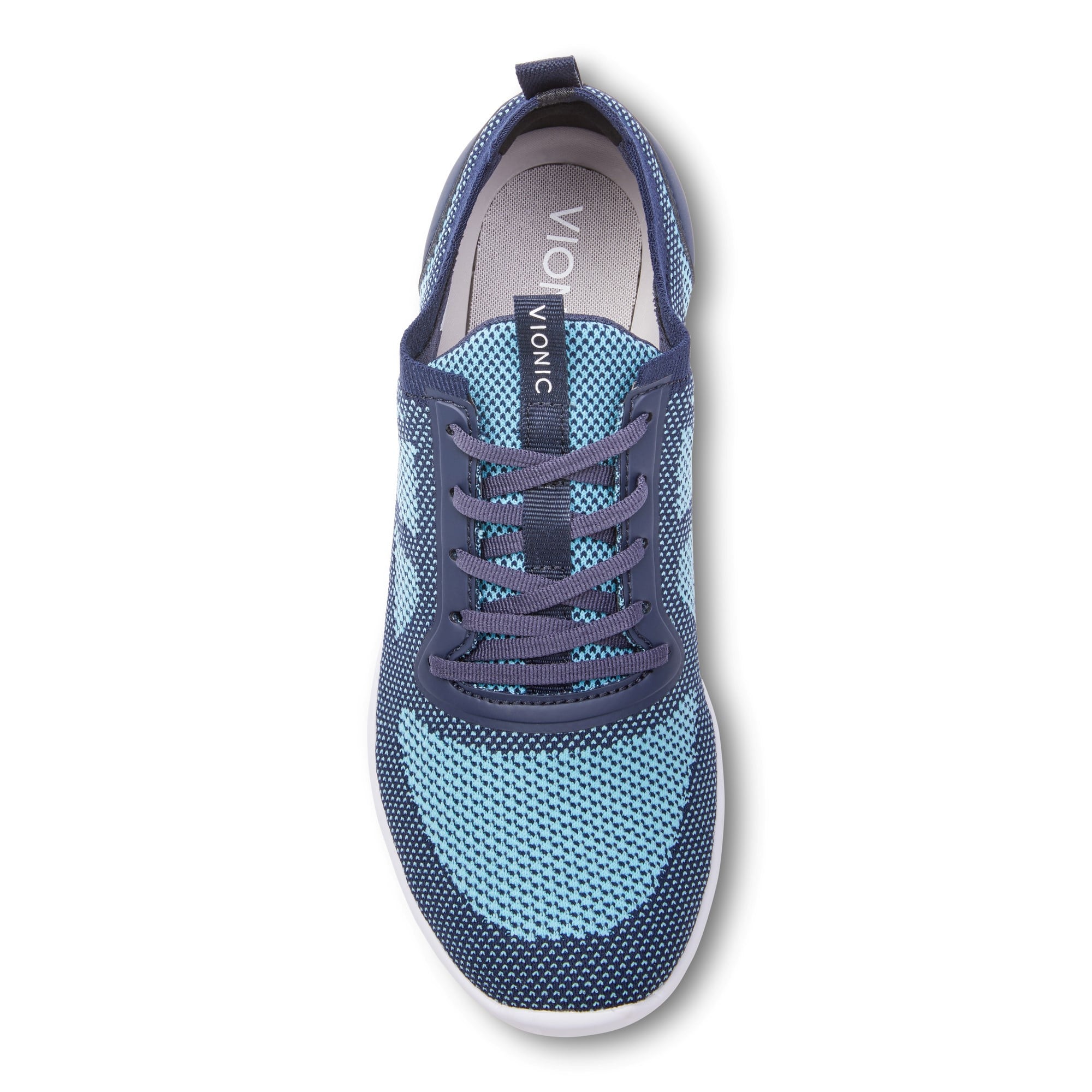 Vionic Lenora Women's Comfort Sneaker - Navy - 3 top view