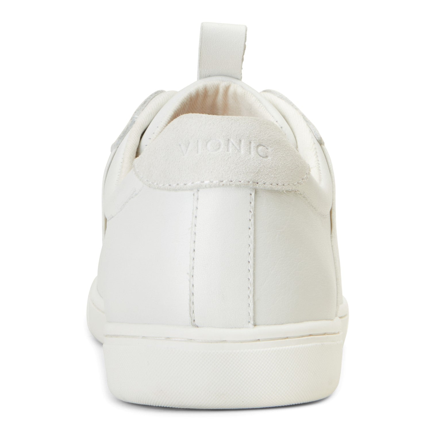 Vionic Lono Lace Up Women's Sneaker - White - 5 back view