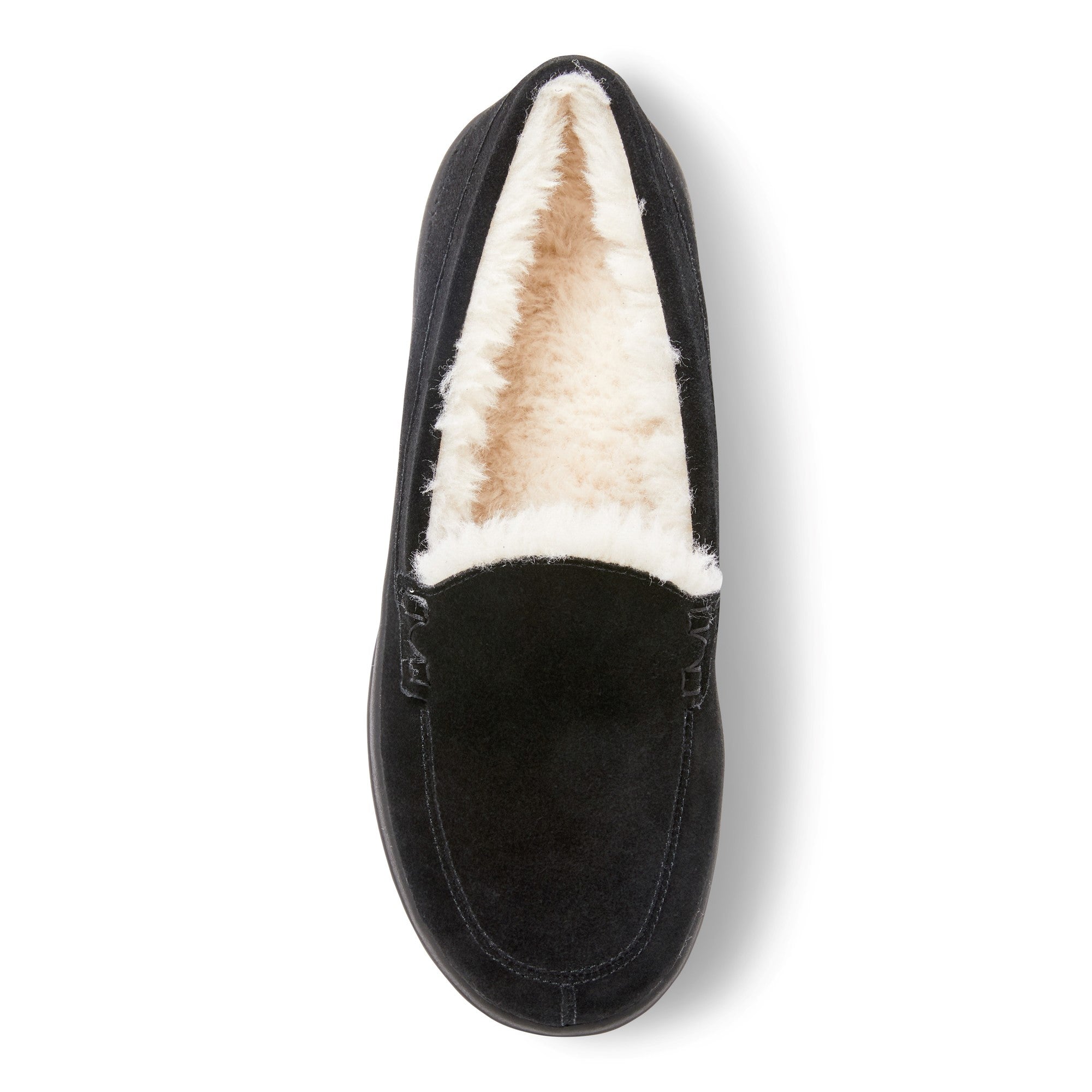 Vionic Lynez Women's Supportive Slipper - Black - 3 top view