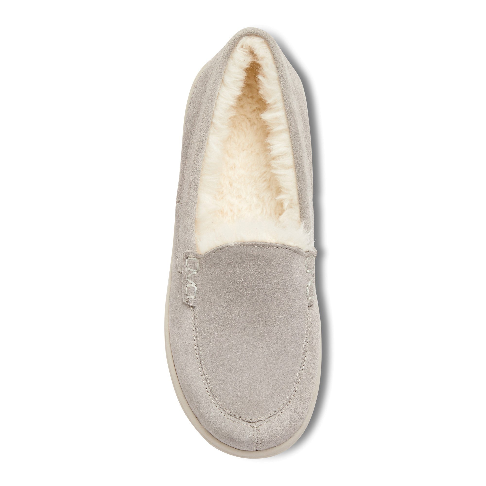 Vionic Lynez Women's Supportive Slipper - Light Grey - 3 top view
