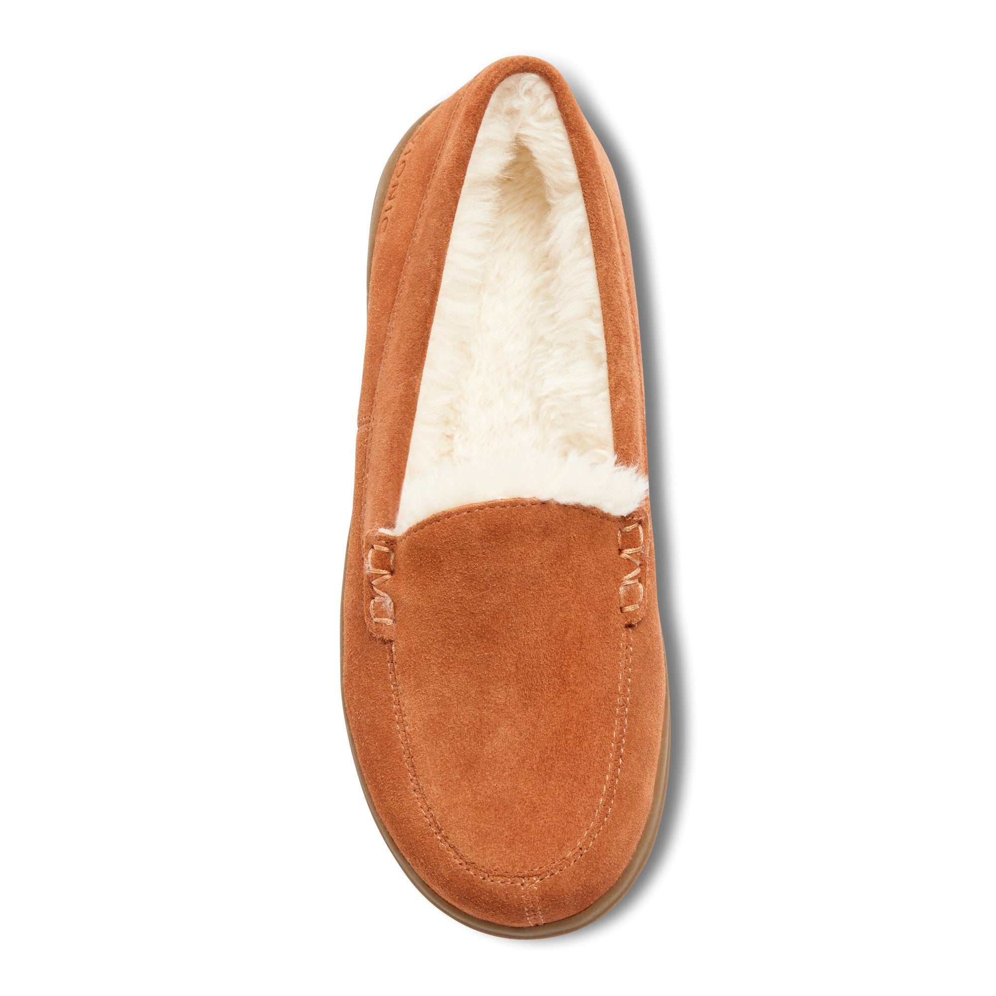 Vionic Lynez Women's Supportive Slipper - Toffee - 3 top view