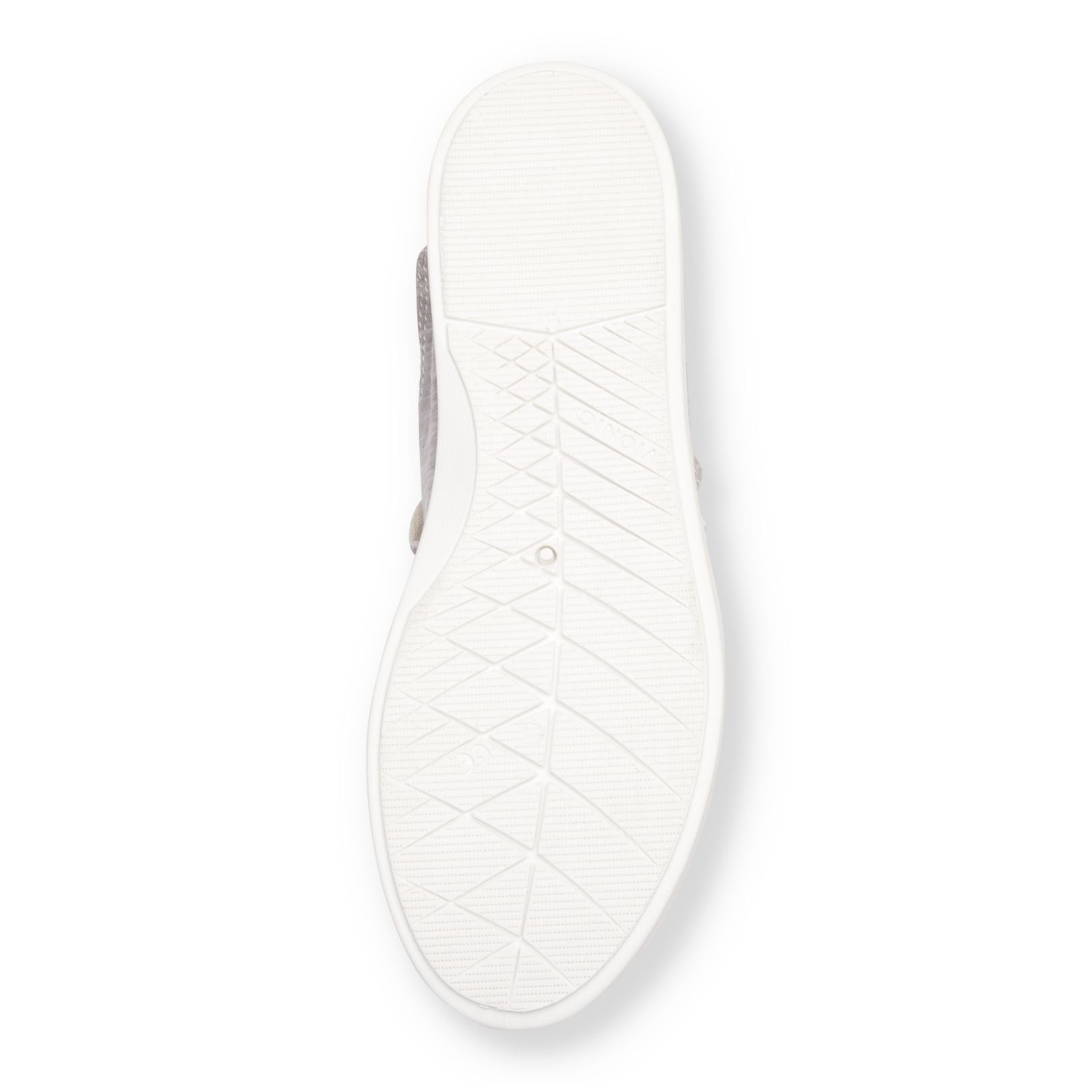 Vionic Malibu Women's Slip-on Comfort Shoe - Cream Canvas - 7 bottom view