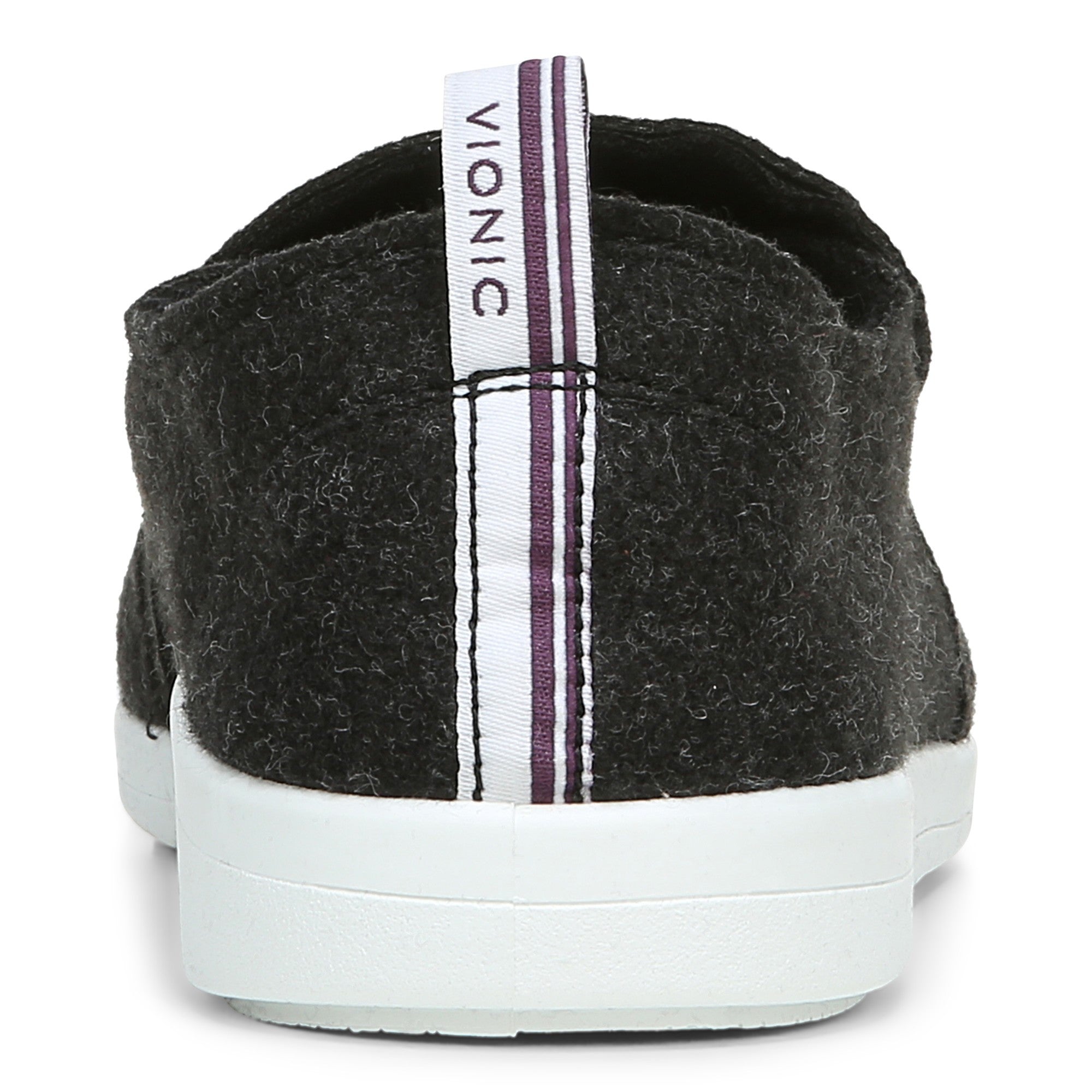 Vionic Malibu Women's Slip-on Comfort Shoe - Black - 5 back view