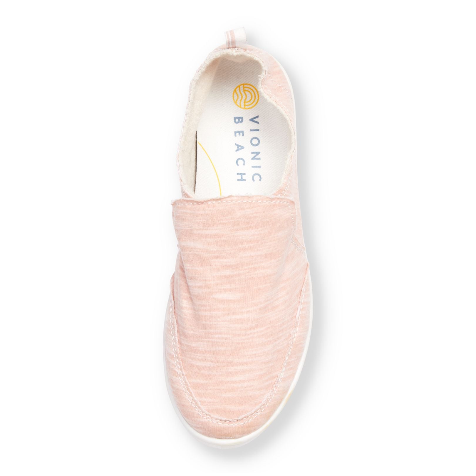 Vionic Malibu Women's Slip-on Comfort Shoe - Dusty Rose Leopard - 3 top view