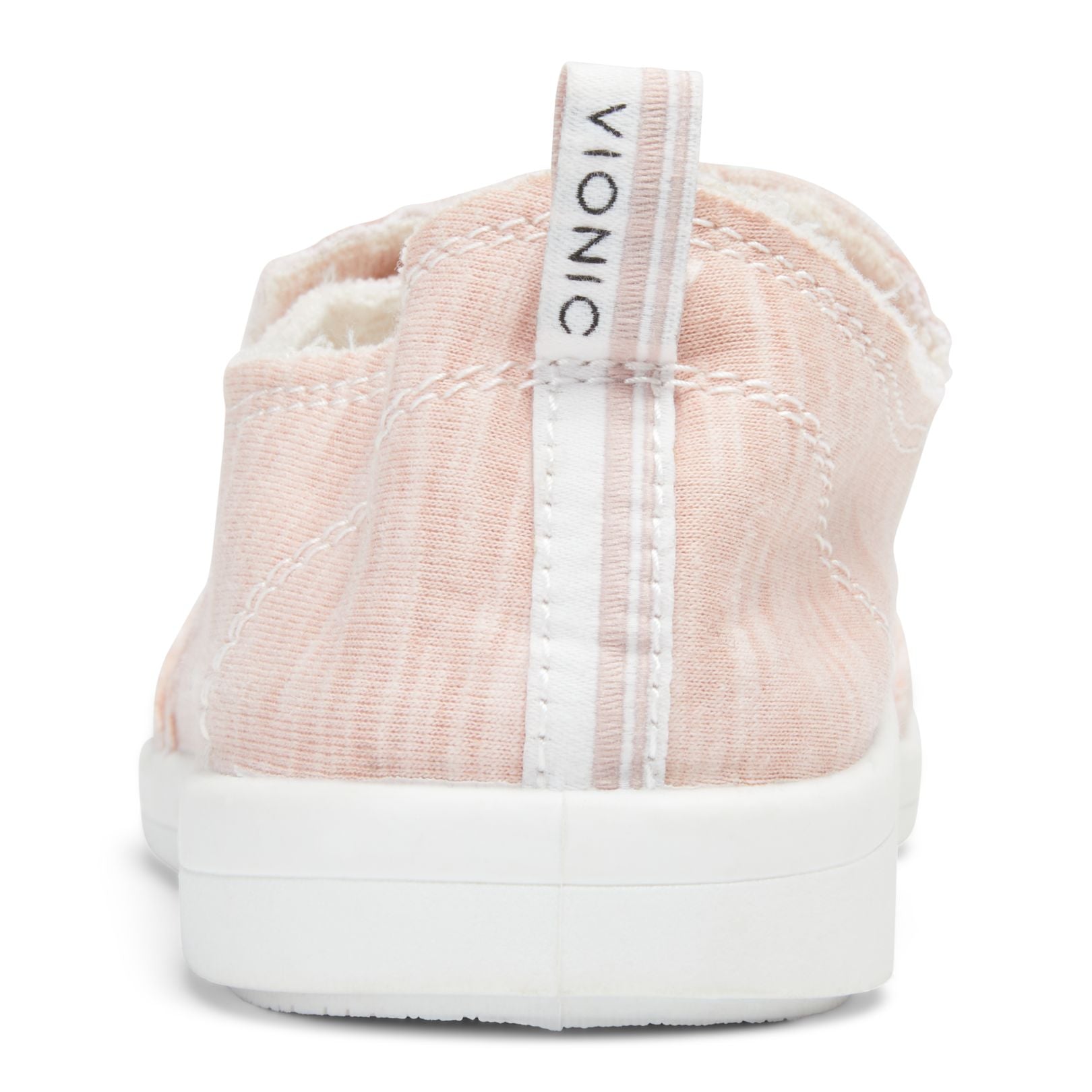 Vionic Malibu Women's Slip-on Comfort Shoe - Dusty Rose Leopard - 5 back view