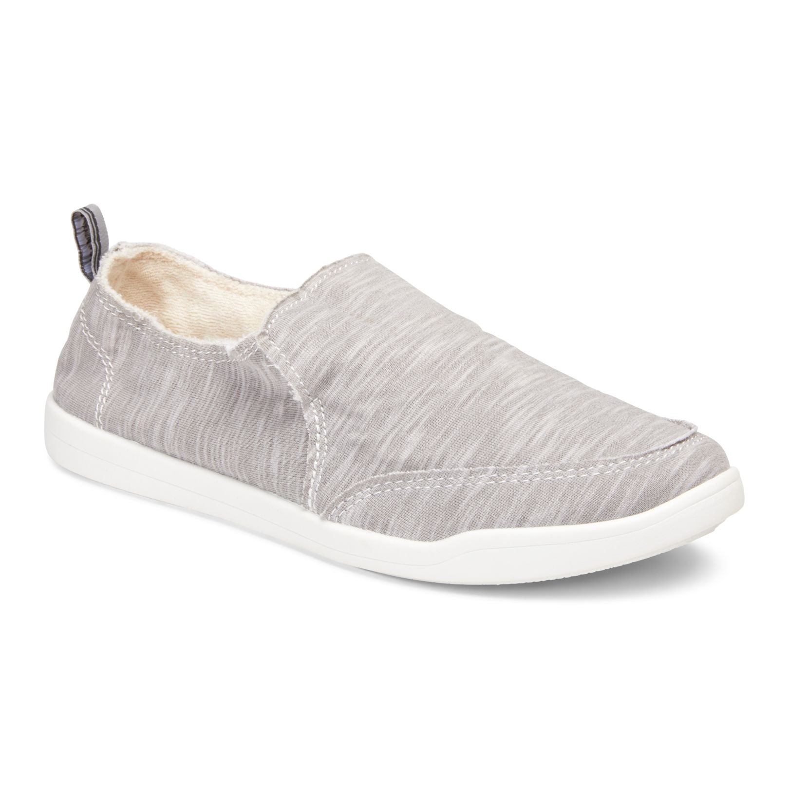 Vionic Malibu Women's Slip-on Comfort Shoe - Slate Grey Leopard - 1 profile view