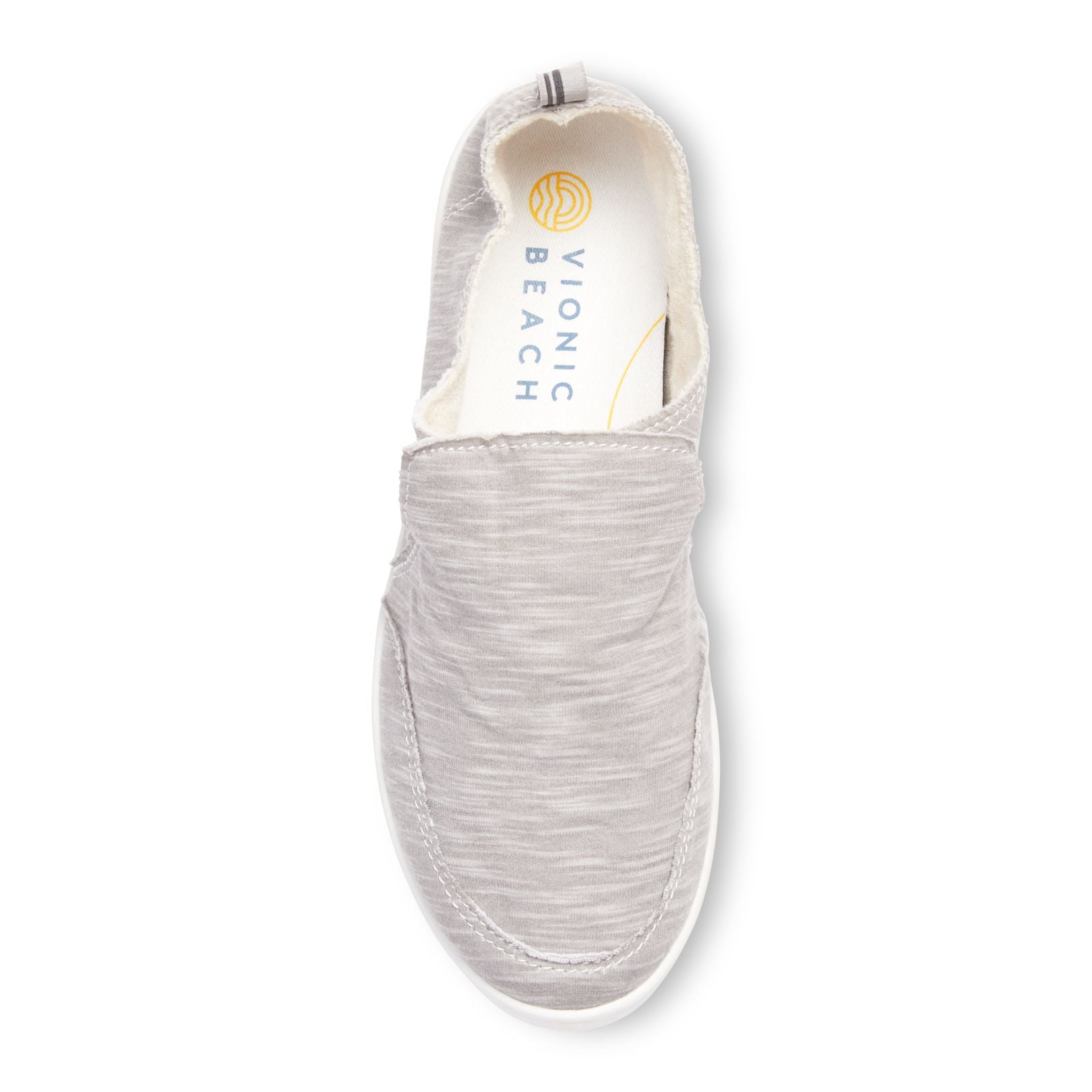 Vionic Malibu Women's Slip-on Comfort Shoe - Slate Grey Leopard - 3 top view