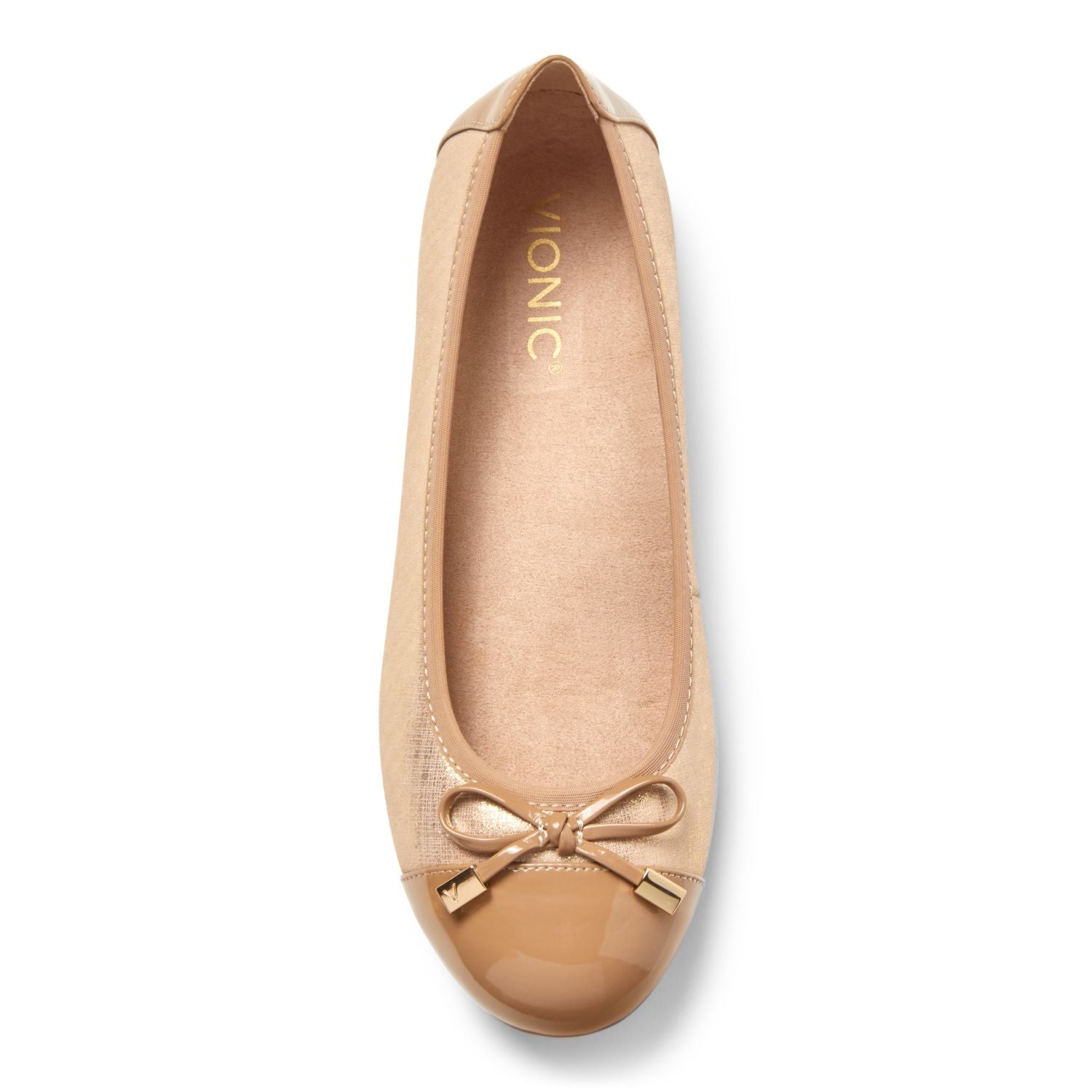 Vionic Spark Minna - Women's Casual Shoes - Champagne Metallic