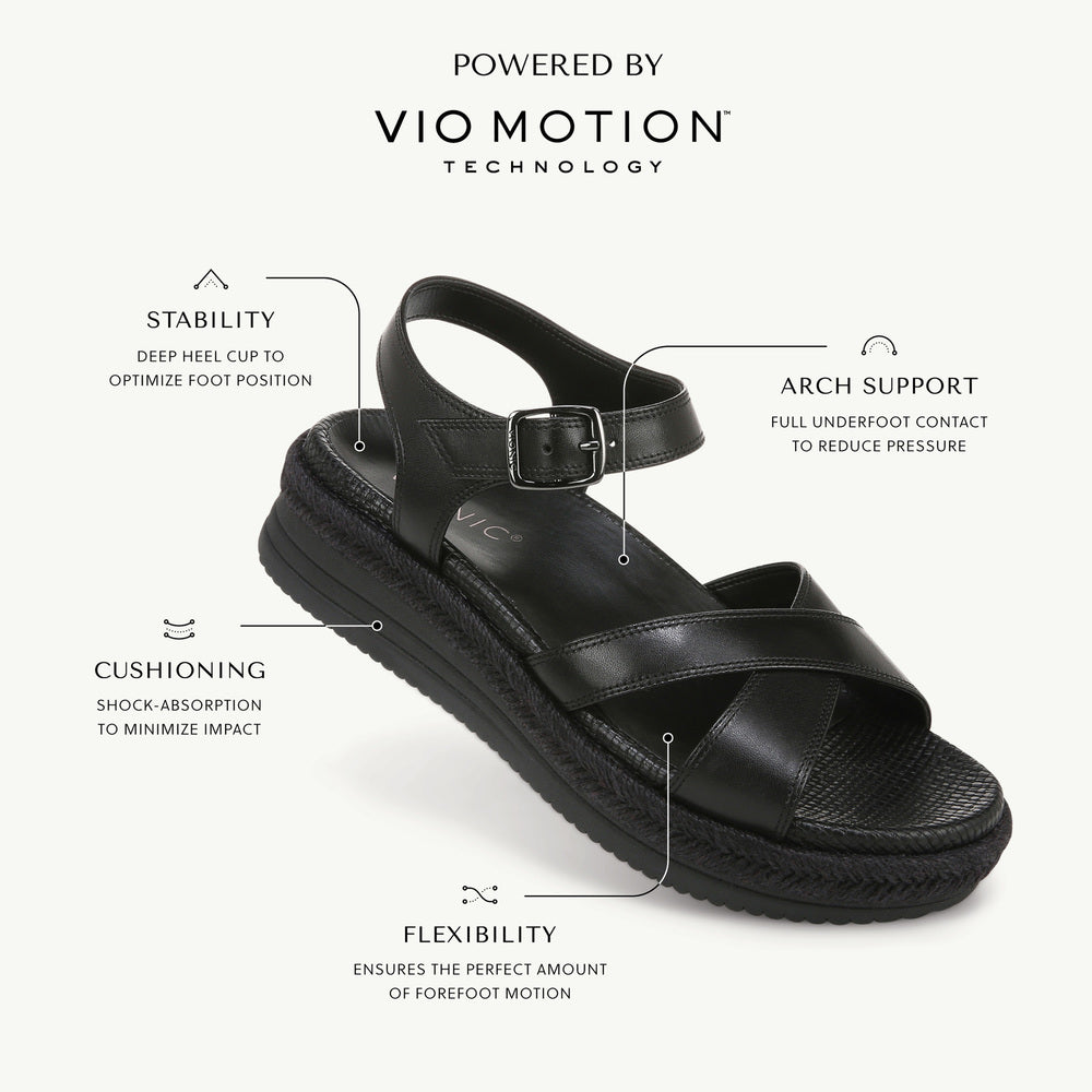 Vionic Mar Women's Platform Wedge Sandal - Motion Technology Lifestyle