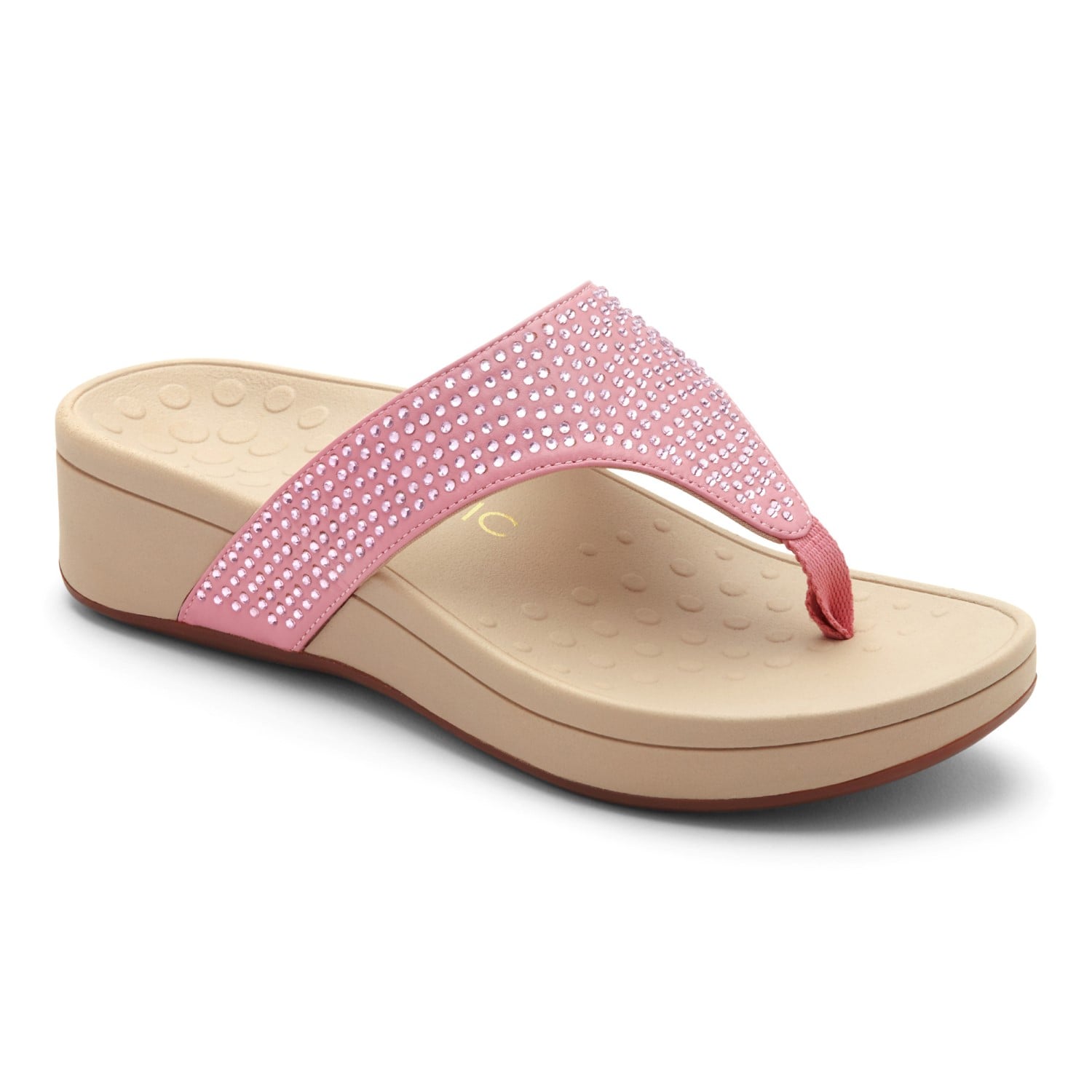 Vionic Pacific Naples - Women's Platform Sandal - 1 main view  Blush